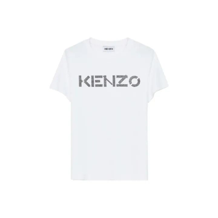 Kenzo KENZO Logo Print Relaxed Fit T-Shirt for Women 0079 Size XS / US 0-2 / IT 36-38 - 1 Thumbnail