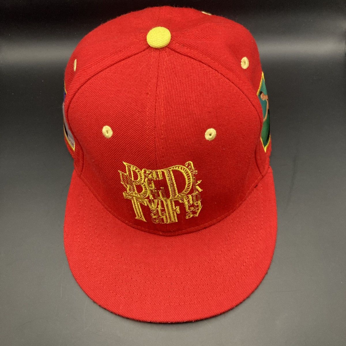 Designer Kanye West My Beautiful Dark Twisted Fantasy Rare Fitted Hat Size ONE SIZE - 1 Thumbnail