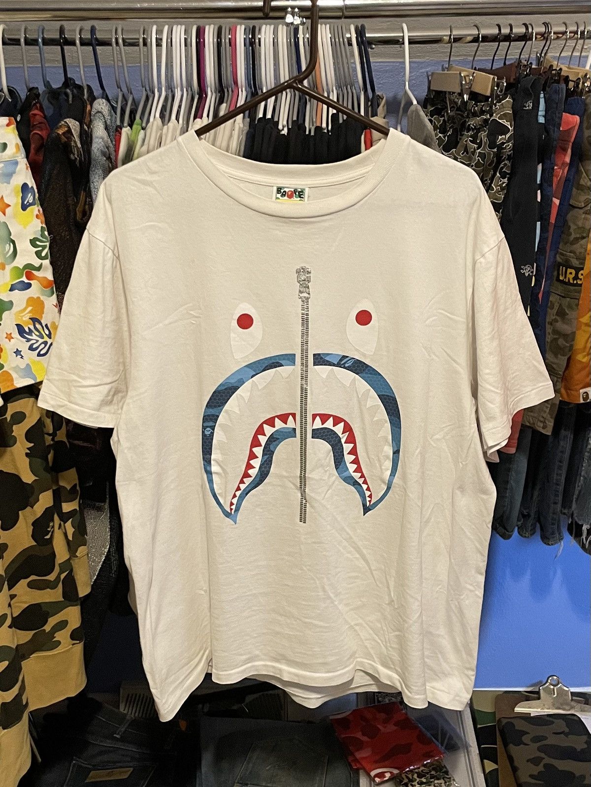 Bape Bape Shark shirt Size US XL / EU 56 / 4 - 1 Thumbnail