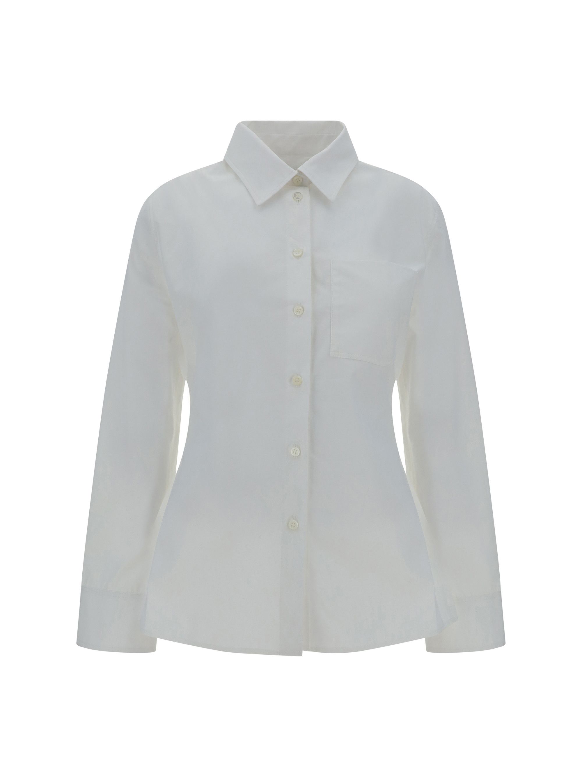 image of Jacquemus La Chemise De Costume Shirt in White, Women's (Size Medium)
