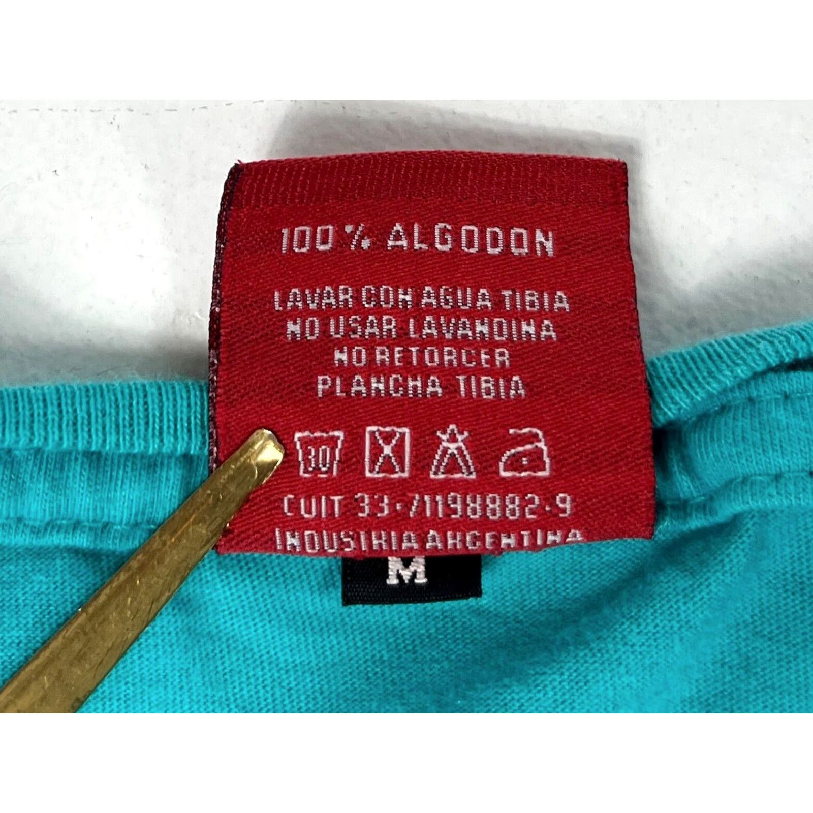 Vintage Eikeel T-Shirt M Unisex Adults Crew Neck Short Sleeve Teal Graphic Print Vintage/Pre-owned Size US M / EU 48-50 / 2 - 7 Thumbnail
