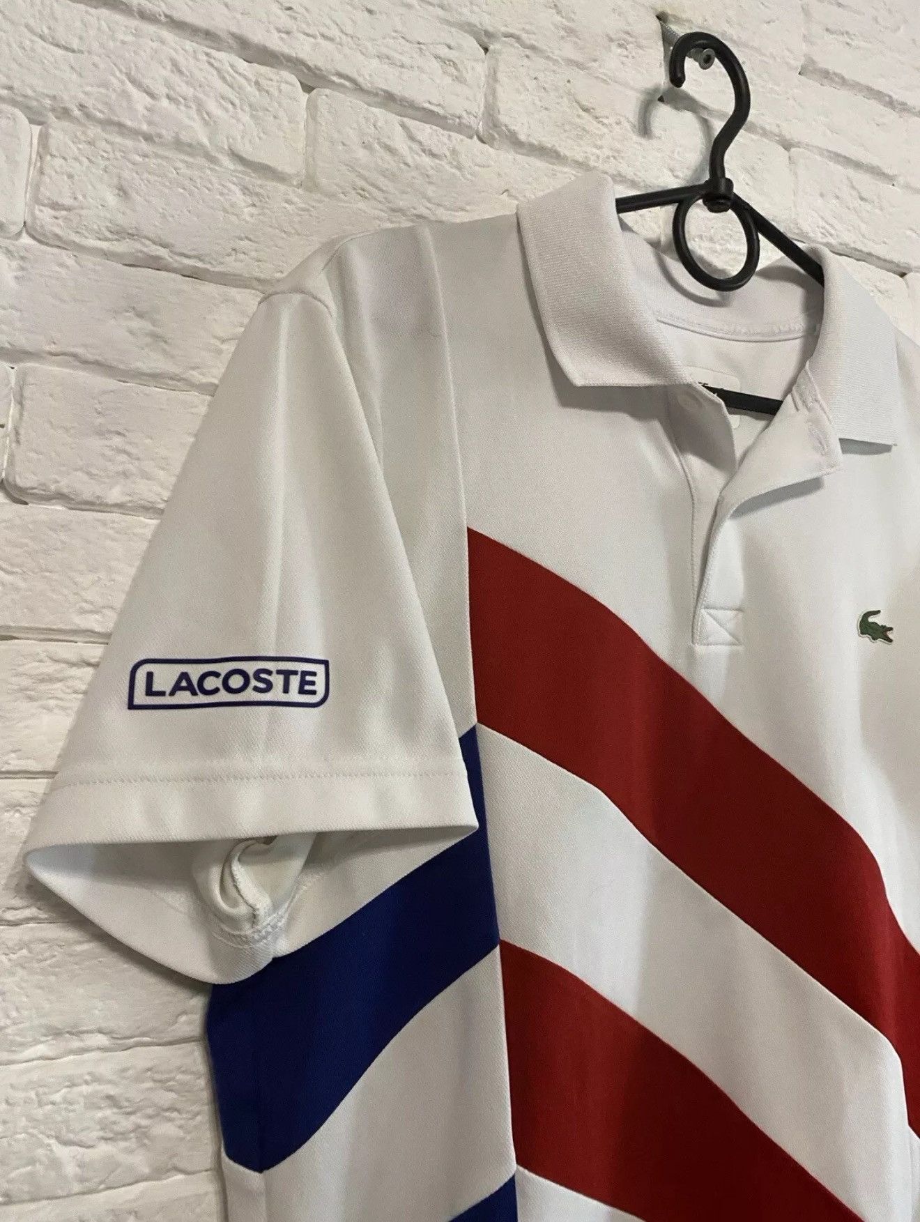 Lacoste Lacste Sport USA Flag Polo Shirt Sz S Size US S / EU 44-46 / 1 - 2 Thumbnail