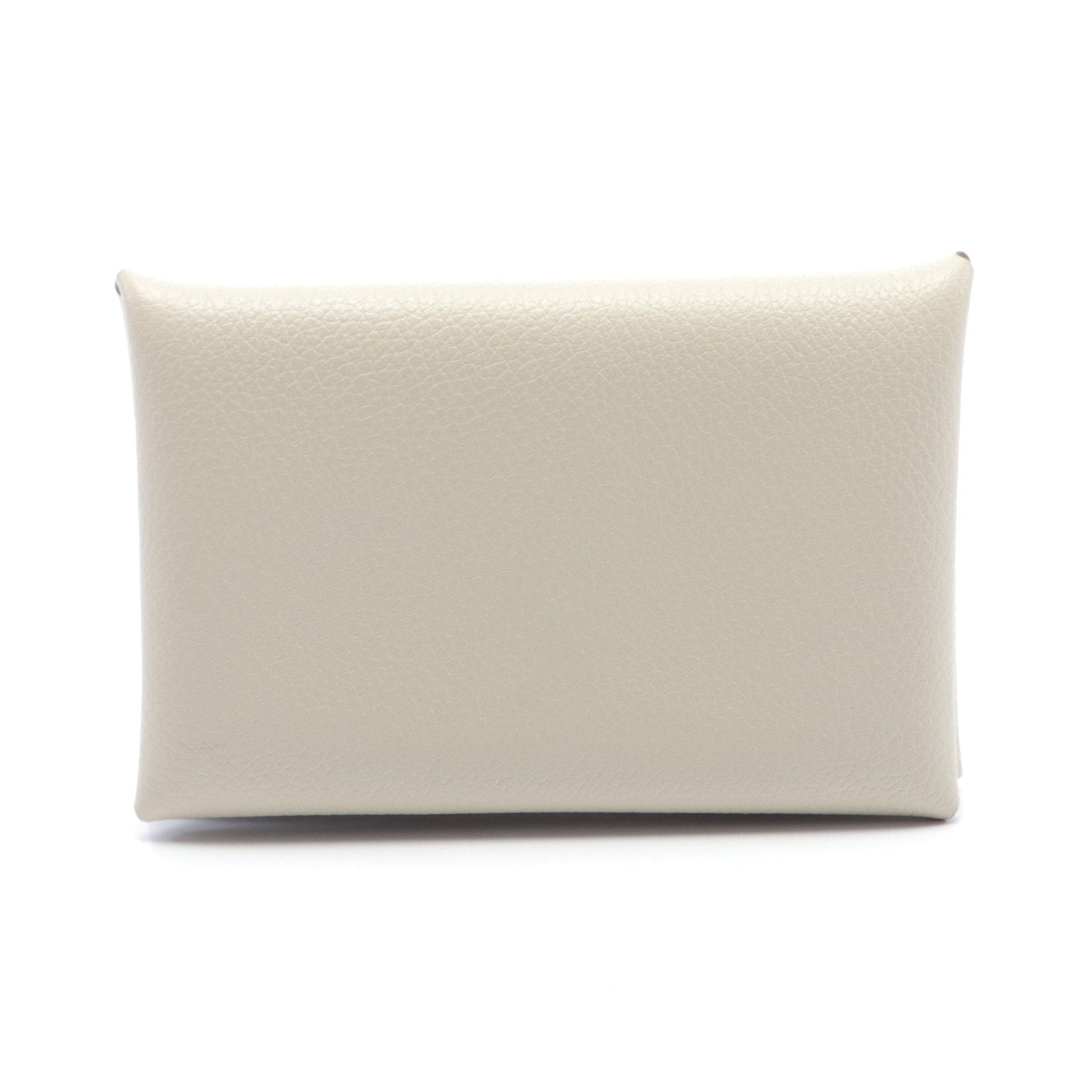 Hermes Hermes Calvi Coin Purse Evercolor Beige B Stamp Size ONE SIZE - 1 Thumbnail