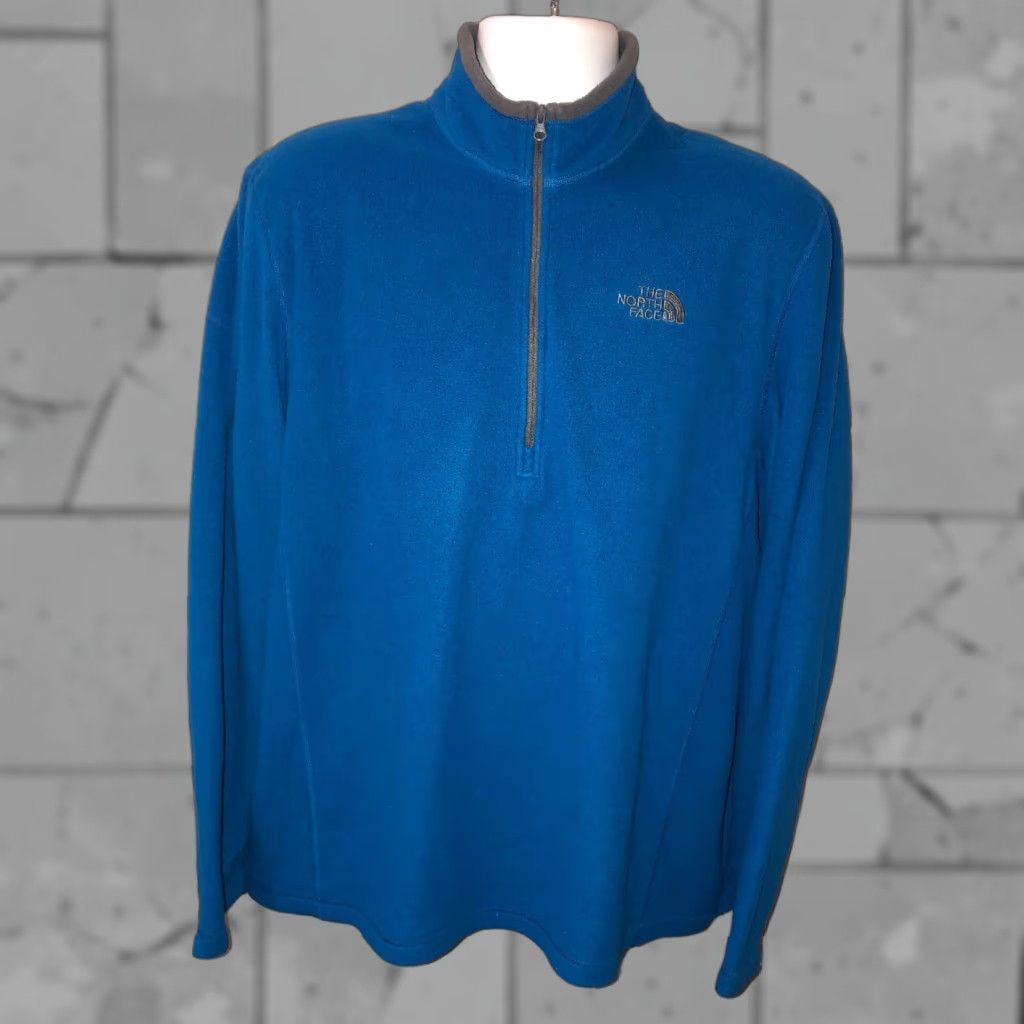The North Face The North Face Mens Blue 1/2 Zip Fleece Jacket Size XL Size US XL / EU 56 / 4 - 1 Thumbnail