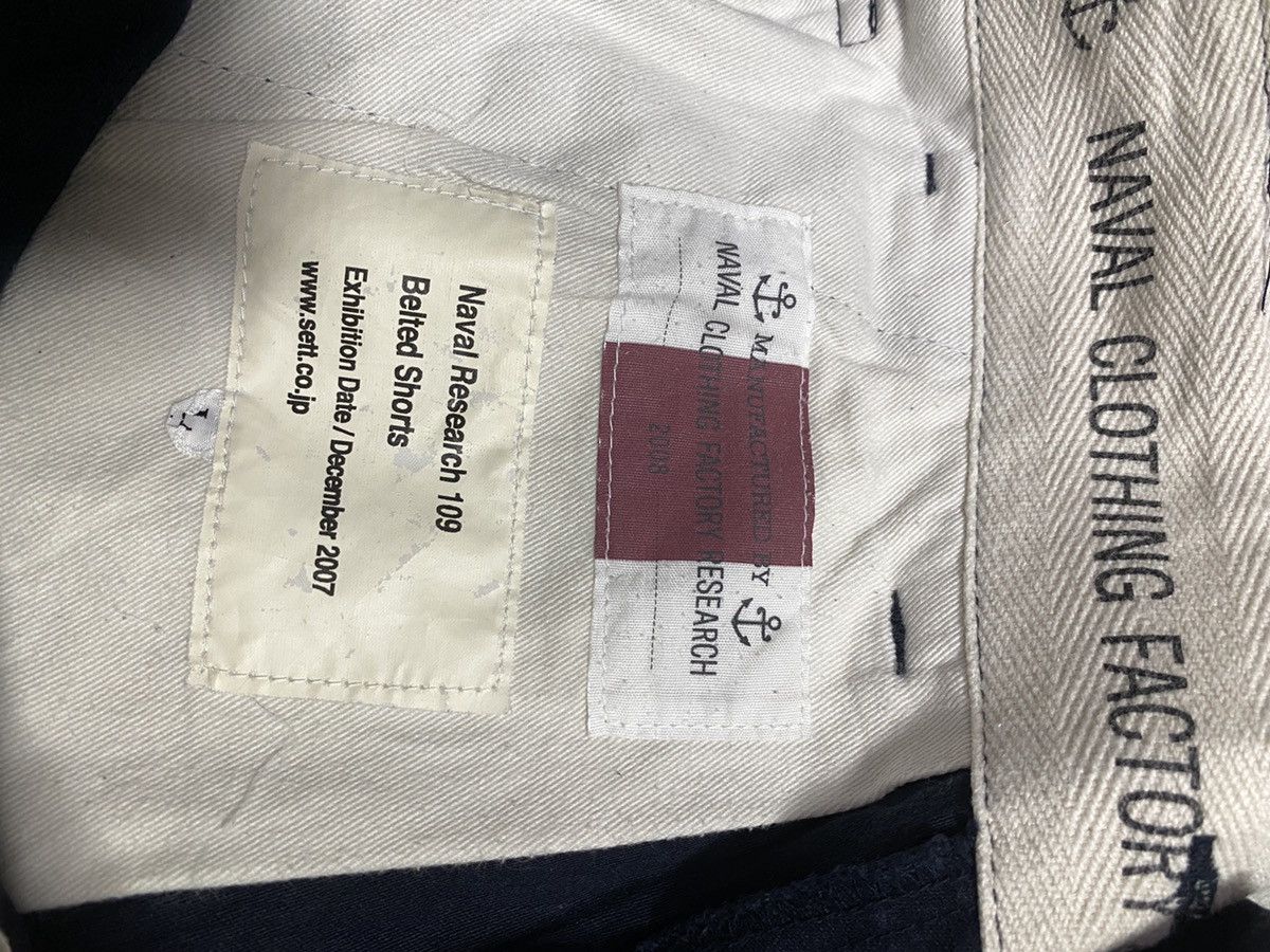 General Research × Japanese Brand × Naval Clothing Factory Vintage Naval Research 109 Belted Shorts Size US 32 / EU 48 - 4 Thumbnail