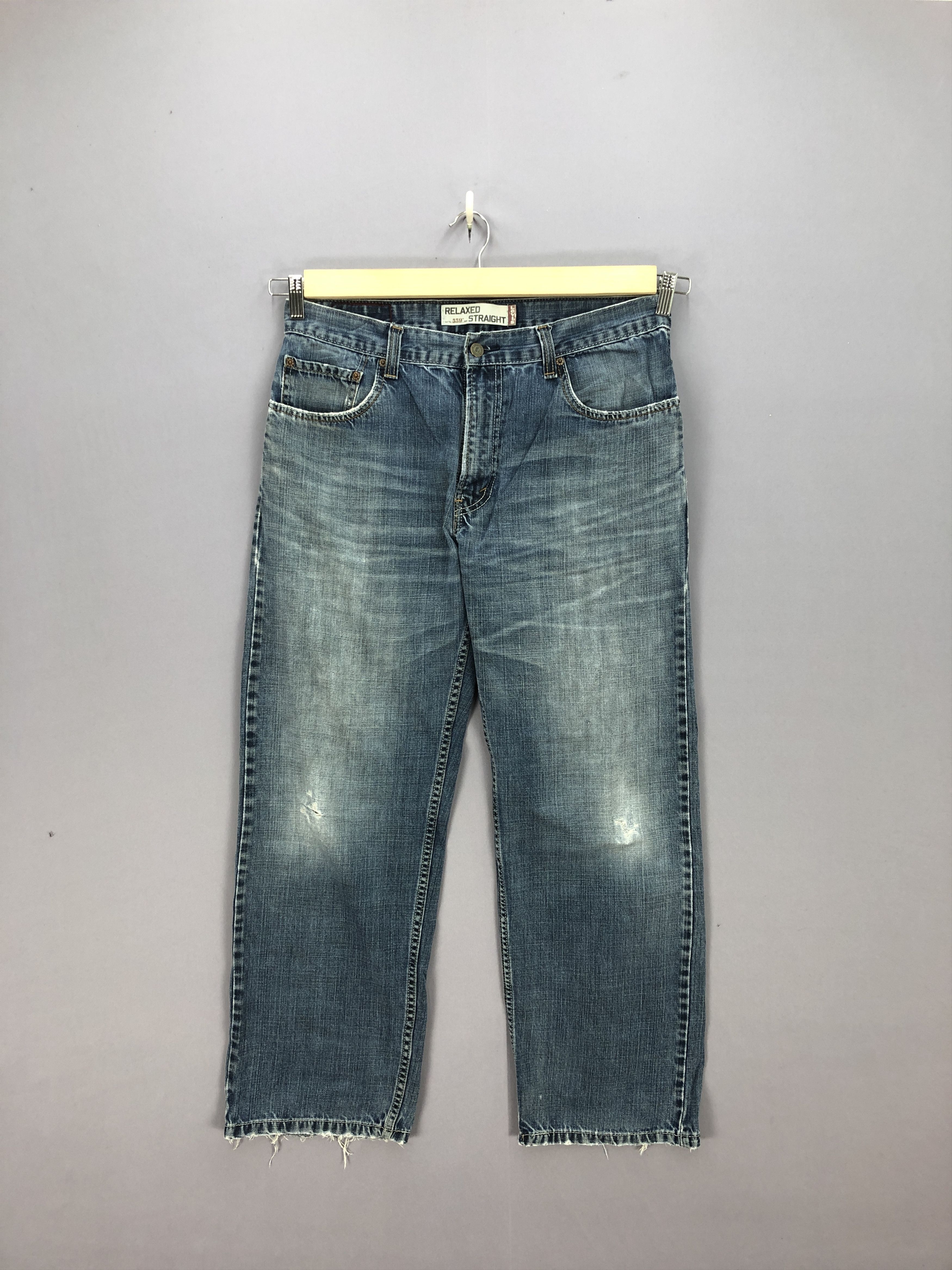 Levi's × Vintage Vintage Levis Jeans Levi's 559 Blue Wash Denim Pants Size US 34 / EU 50 - 1 Thumbnail