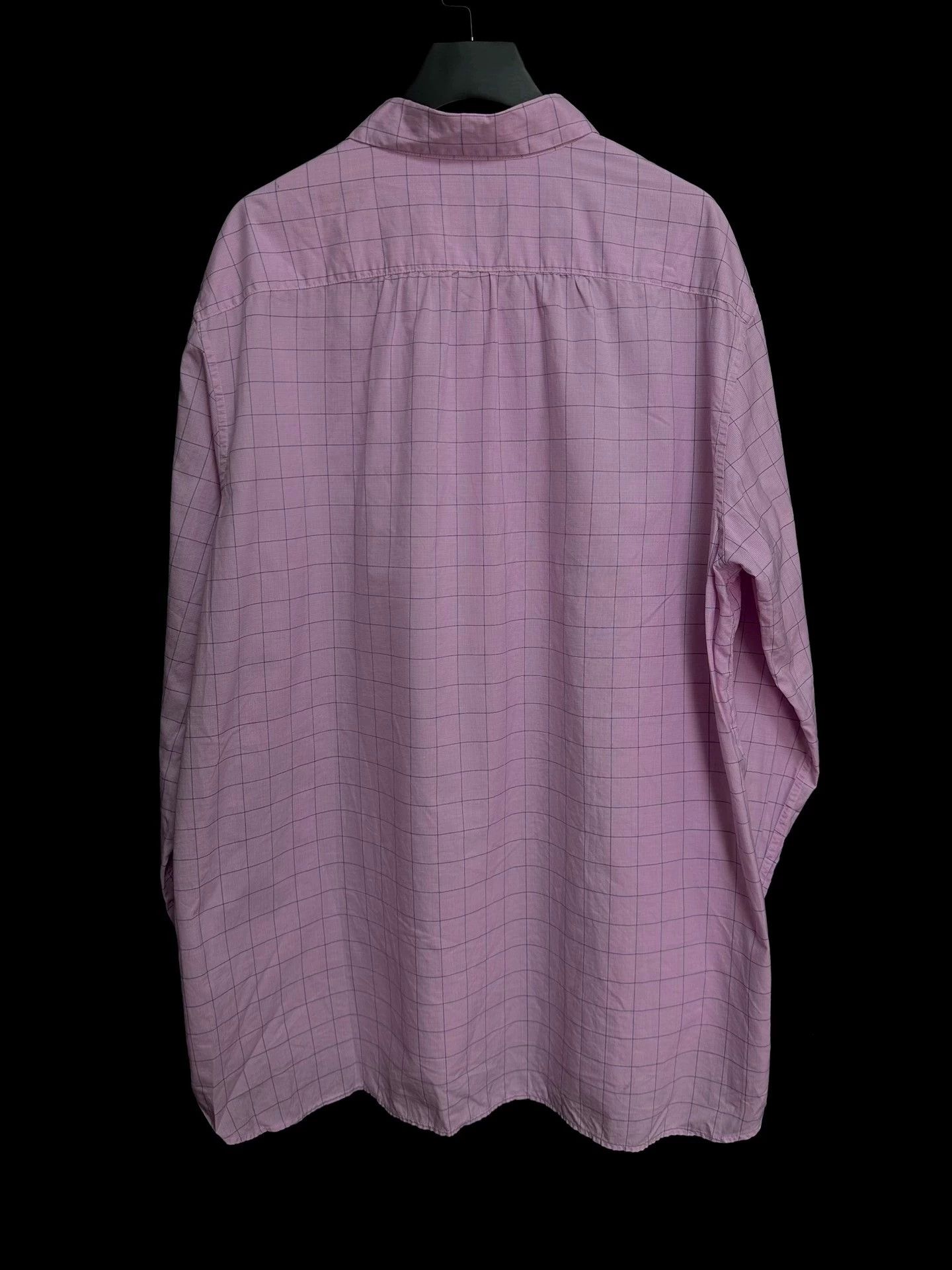 Bergfabel Bergfabel Oversized Silk-Cotton Check Shirt PP-Blue Size US L / EU 52-54 / 3 - 2 Thumbnail