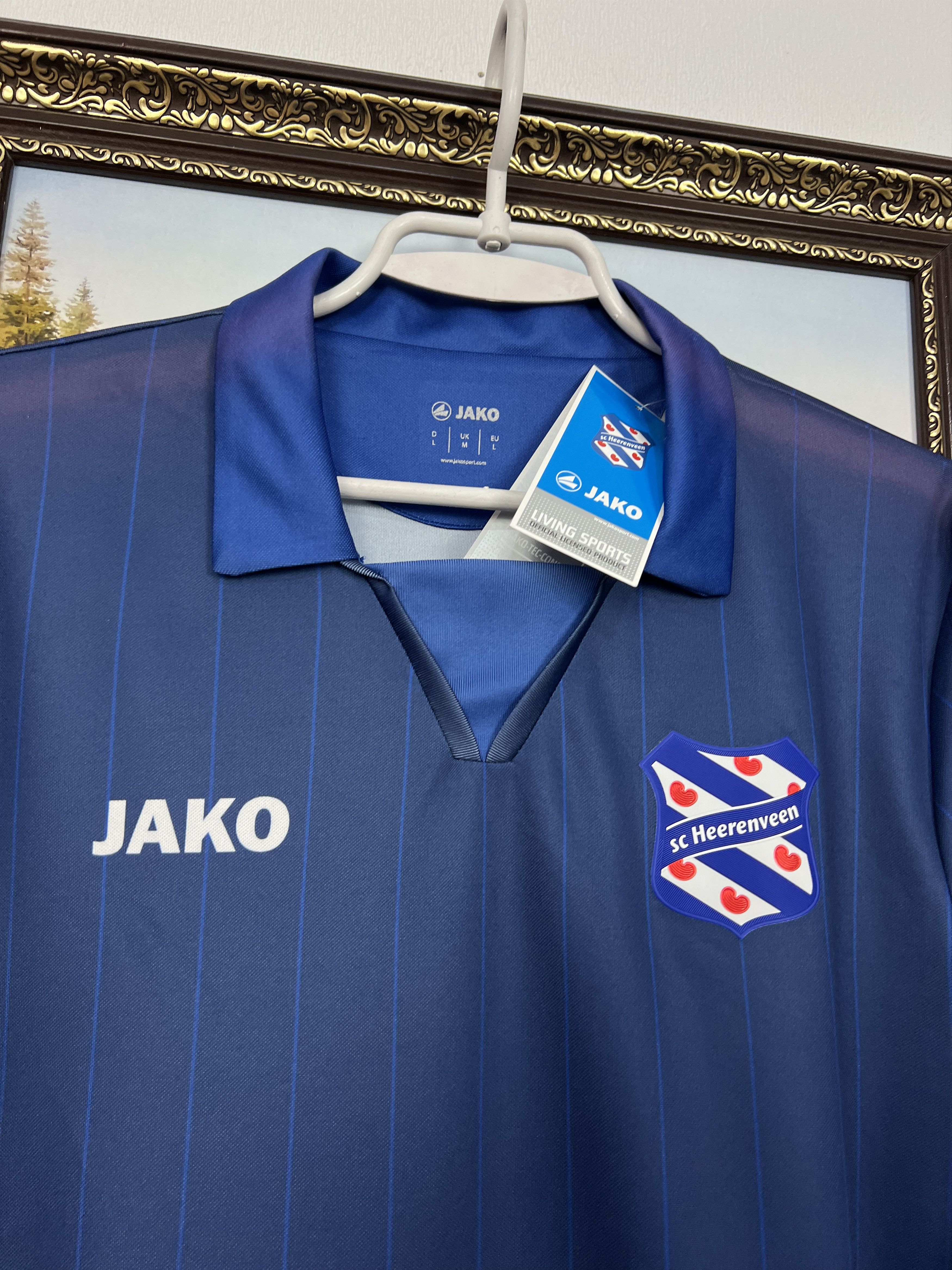 Vintage SC Heerenveen football shirt Long Sleeve Jersey Trikot Size US L / EU 52-54 / 3 - 3 Thumbnail