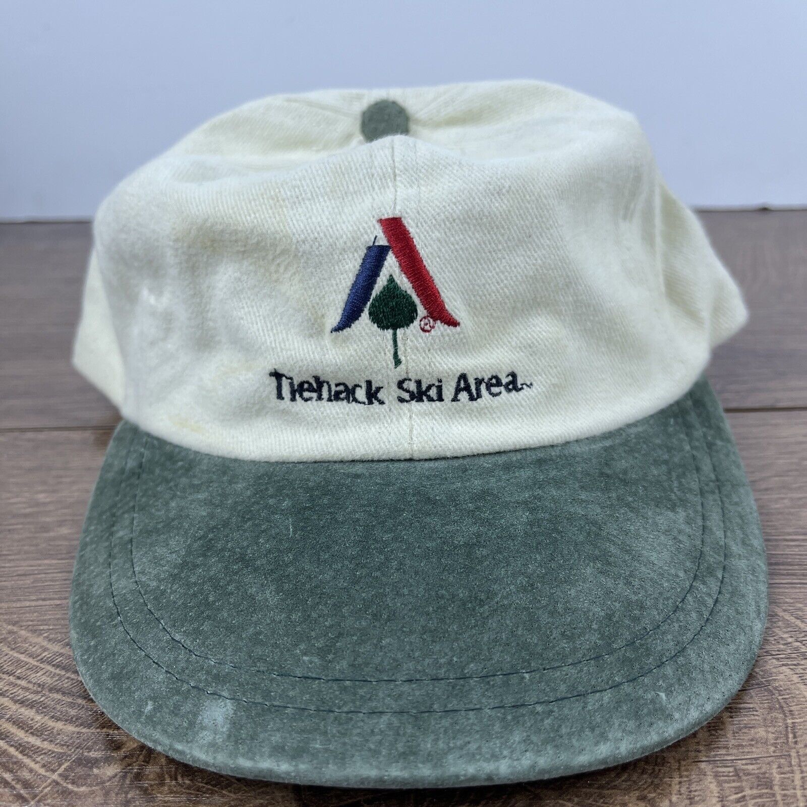 Other Tiehack Ski Area Hat Tiehack Tan Brown Hat Adjustable Adult Size ONE SIZE - 3 Thumbnail