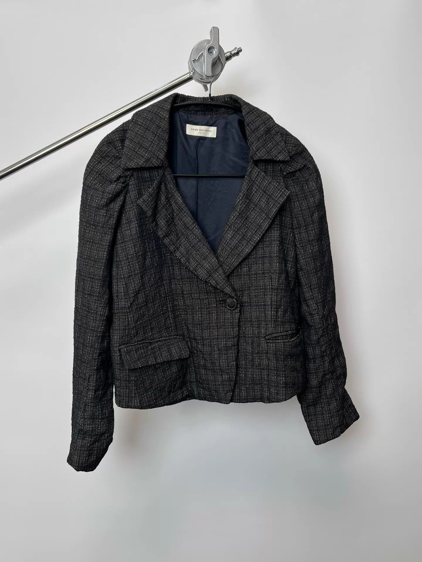 Dries Van Noten Dries Van Noten Jacquard Shoulder Blazer 38 Size XS / US 0-2 / IT 36-38 - 1 Thumbnail
