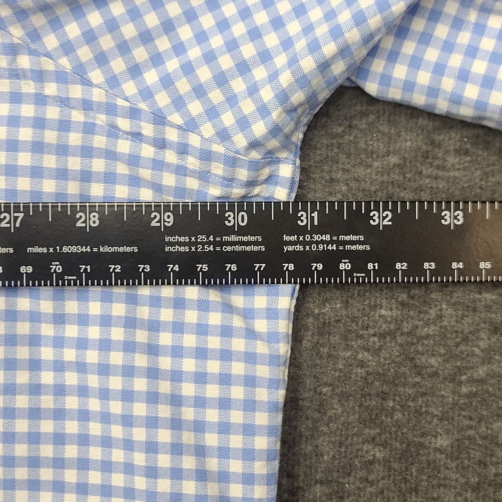 Polo Ralph Lauren VINTAGE Polo Ralph Lauren Shirt Big 3X Mens Blue Gingham Check Short Sleeve Button-Up Cotton Oxford Pony Logo Classic, Preppy, 90s Style Gender Mens Size US XXL / EU 58 / 5 - 4 Thumbnail