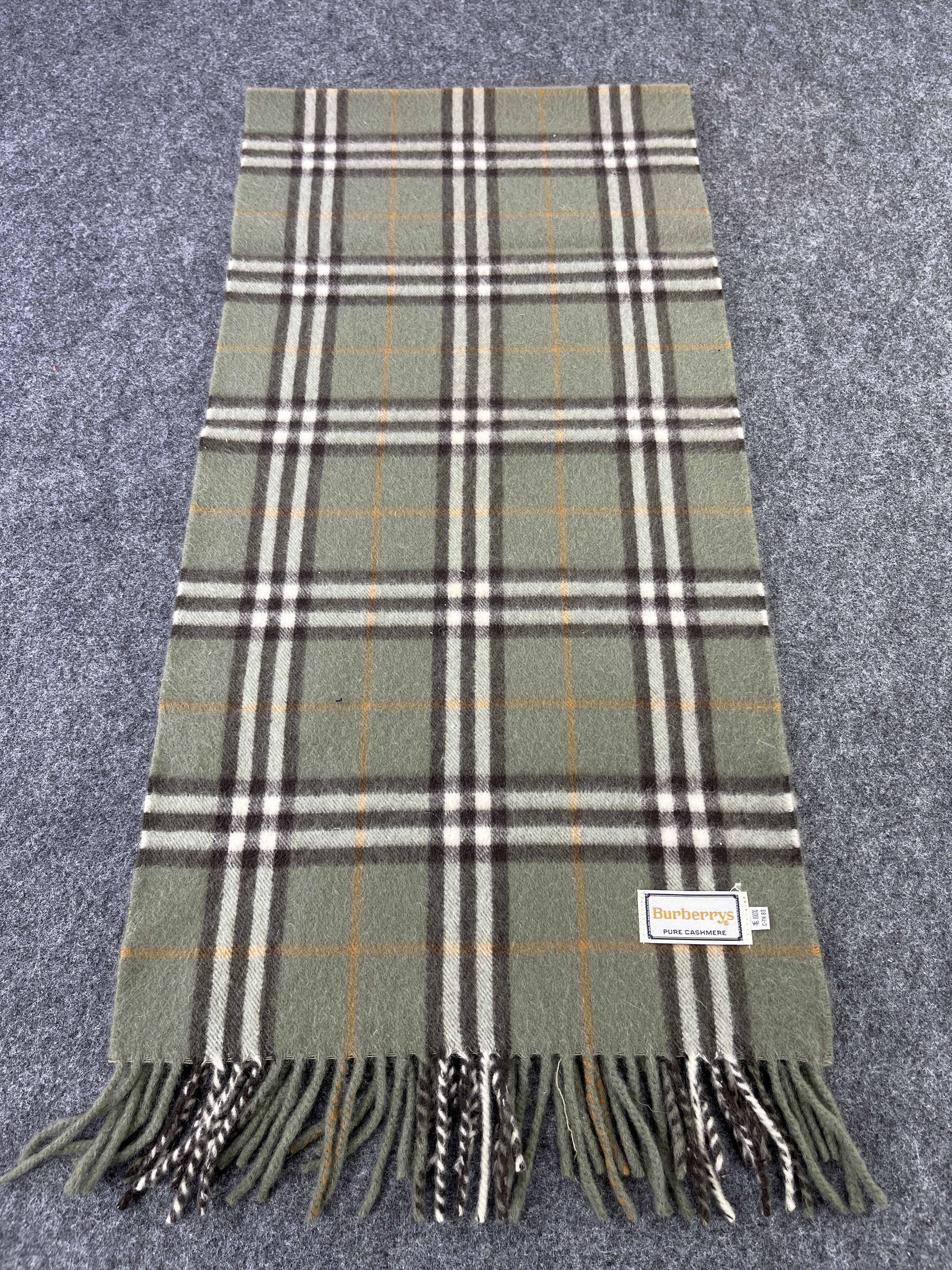 Burberry × Vintage Burberry Scarf / Muffler / Neckwear T213 Size ONE SIZE - 2 Thumbnail