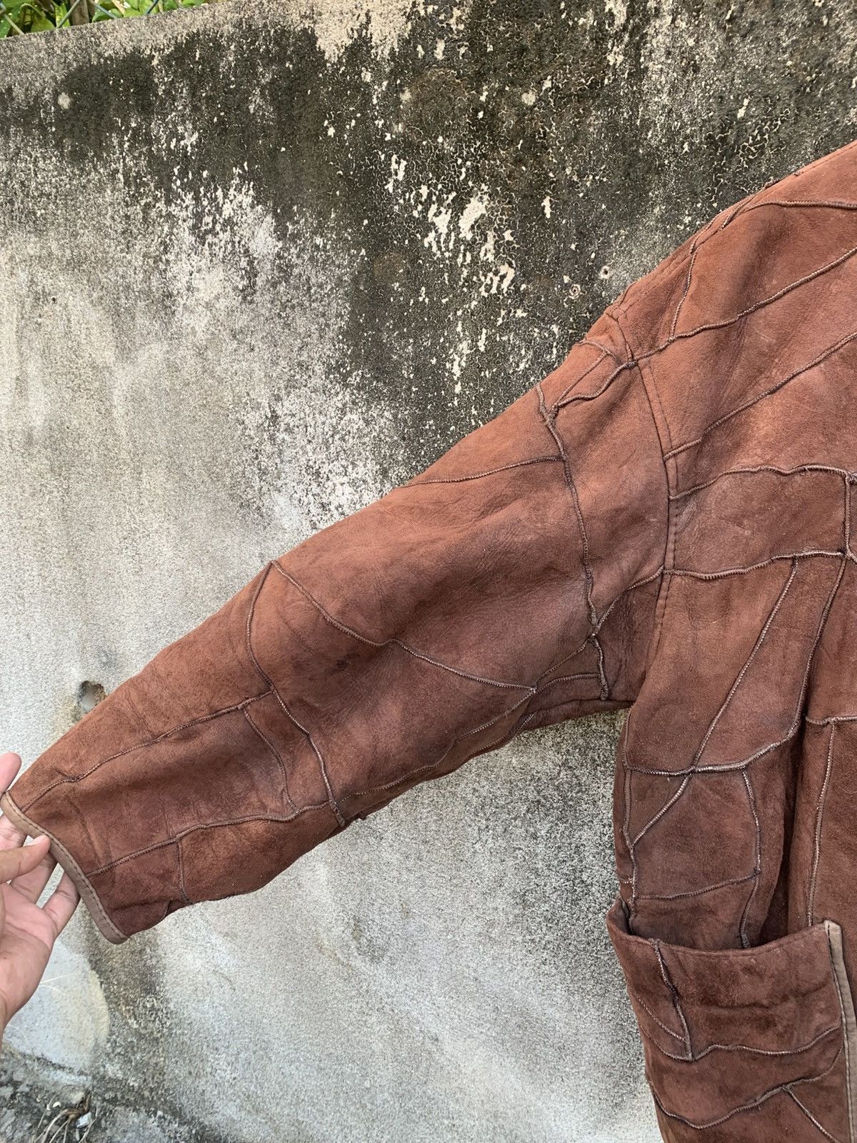 Hai Sporting Gear 90’s Hai Sporting Gear Issey Miyaki Patchwork Leather Jacket Size US M / EU 48-50 / 2 - 9 Thumbnail