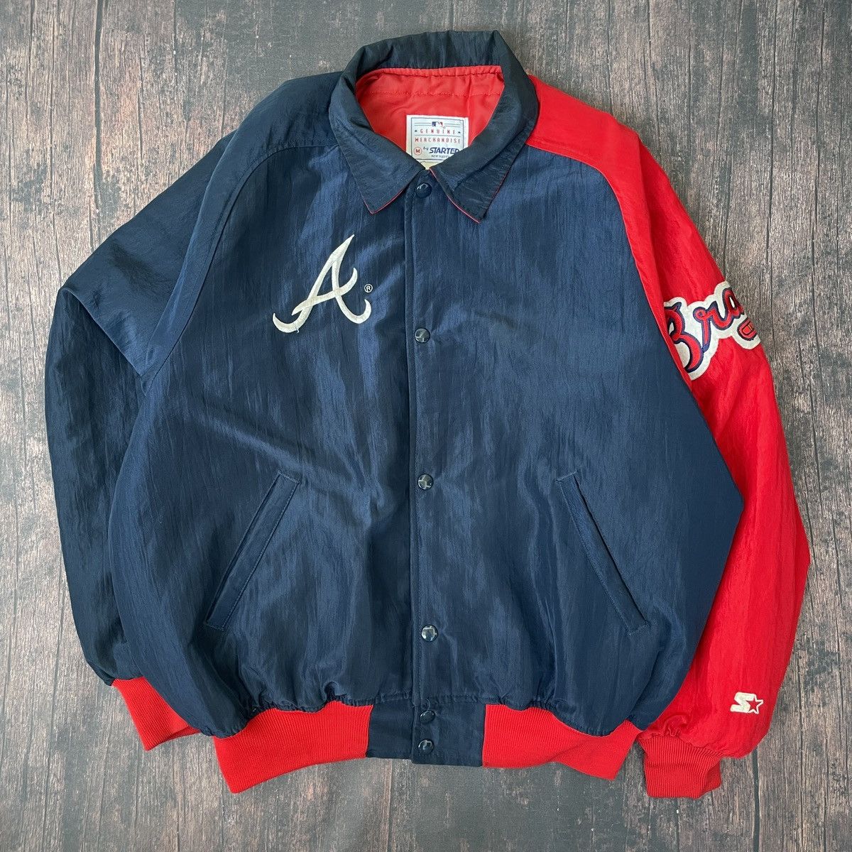 VINTAGE 90s ATLANTA BRAVES STARTER JACKET