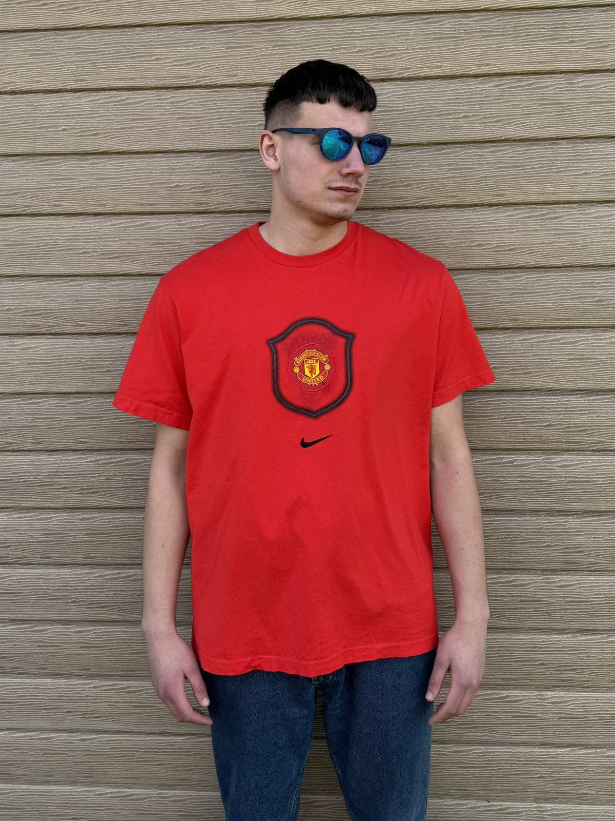 Nike Vintage Nike Manchester United T Shirt XXL 2007 Logo Tee Size US XXL / EU 58 / 5 - 8 Thumbnail