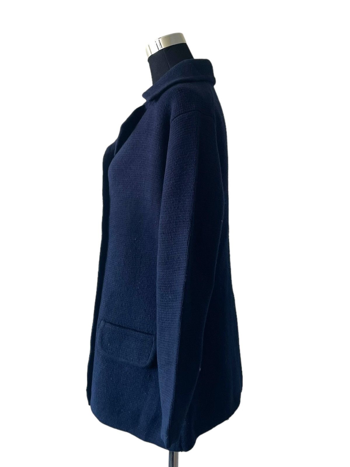 Vintage Vintage Hand Loomed wool Coat Size L / US 10 / IT 46 - 3 Thumbnail