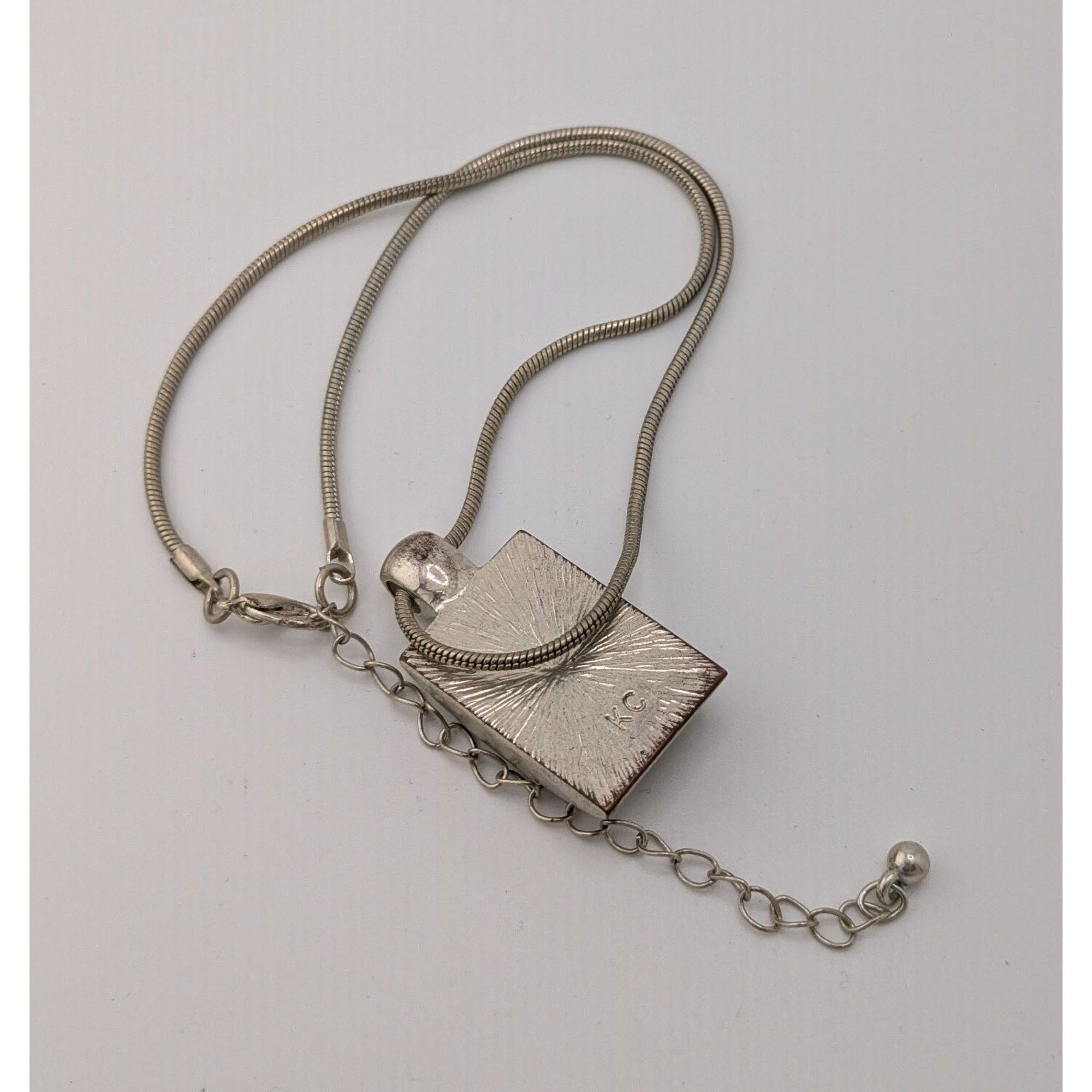 Kenneth Cole Vintage Kenneth Cole Prismatic Pendant Necklace On Silver To Size ONE SIZE - 8 Thumbnail