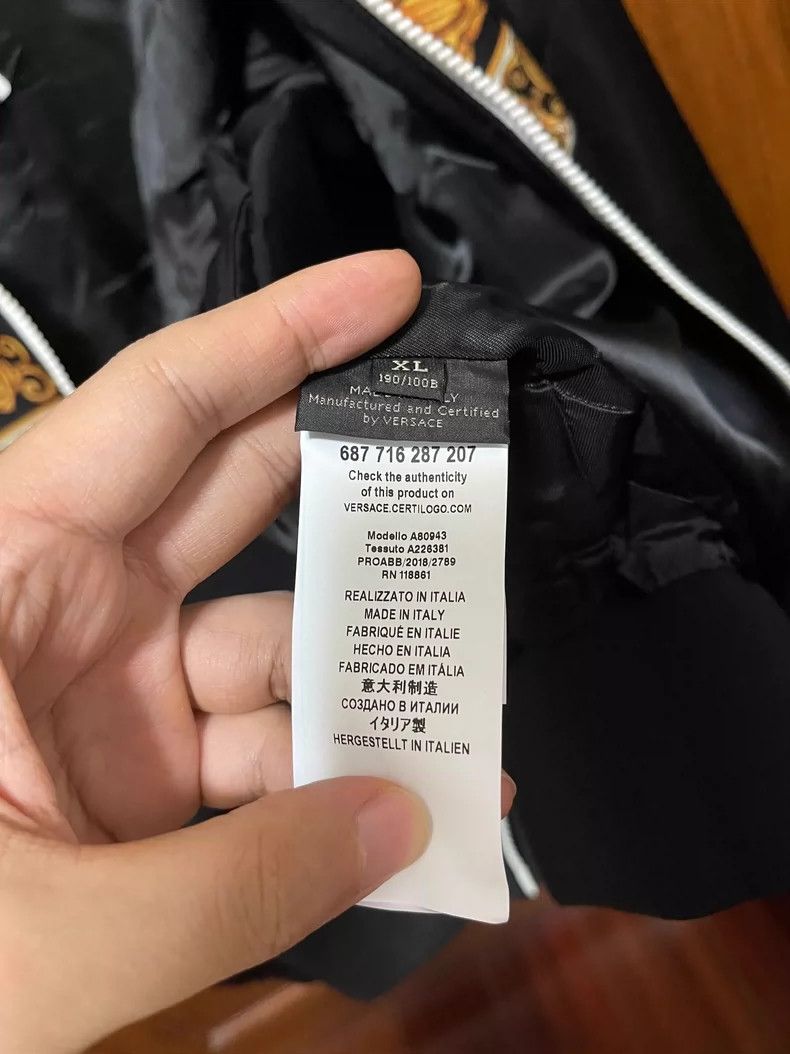Versace Versace Matte zipper hardware loose jacket Size US XL / EU 56 / 4 - 7 Thumbnail