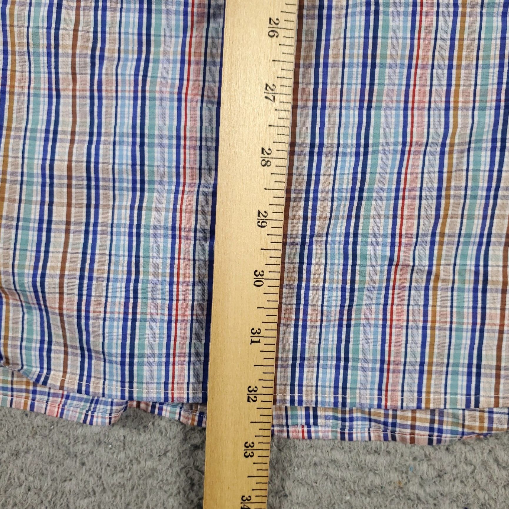 Ralph Lauren Ralph Lauren Polo Shirt Mens XL Blue Plaid Pony Short Sleeve Classic Preppy Shirt Size US XL / EU 56 / 4 - 4 Thumbnail