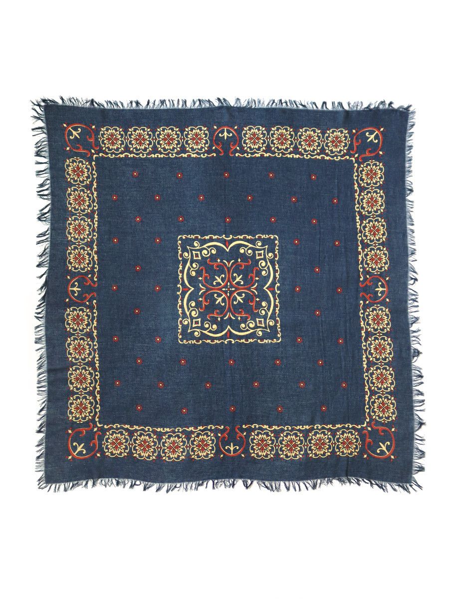 Kapital kapital Hemp Rayon Fringe Scarf Habanaja Size ONE SIZE - 3 Thumbnail