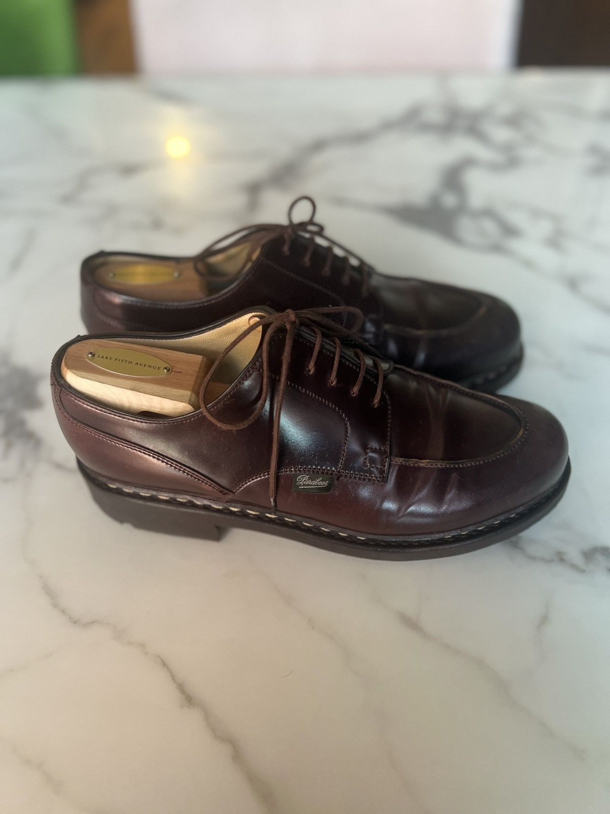 Paraboot Paraboot shell cordova chambord burgundy 8 Size US 9 / EU 42 - 2 Thumbnail