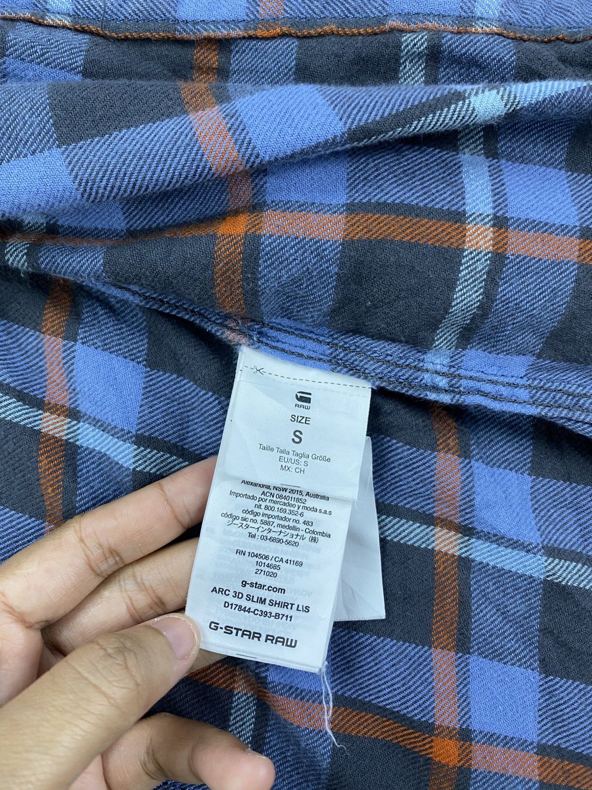 G-Star × Japanese Brand × Vintage Vintage G-Star Raw Japanese Brand Checkered Button Up Shirt Size US M / EU 48-50 / 2 - 12 Thumbnail
