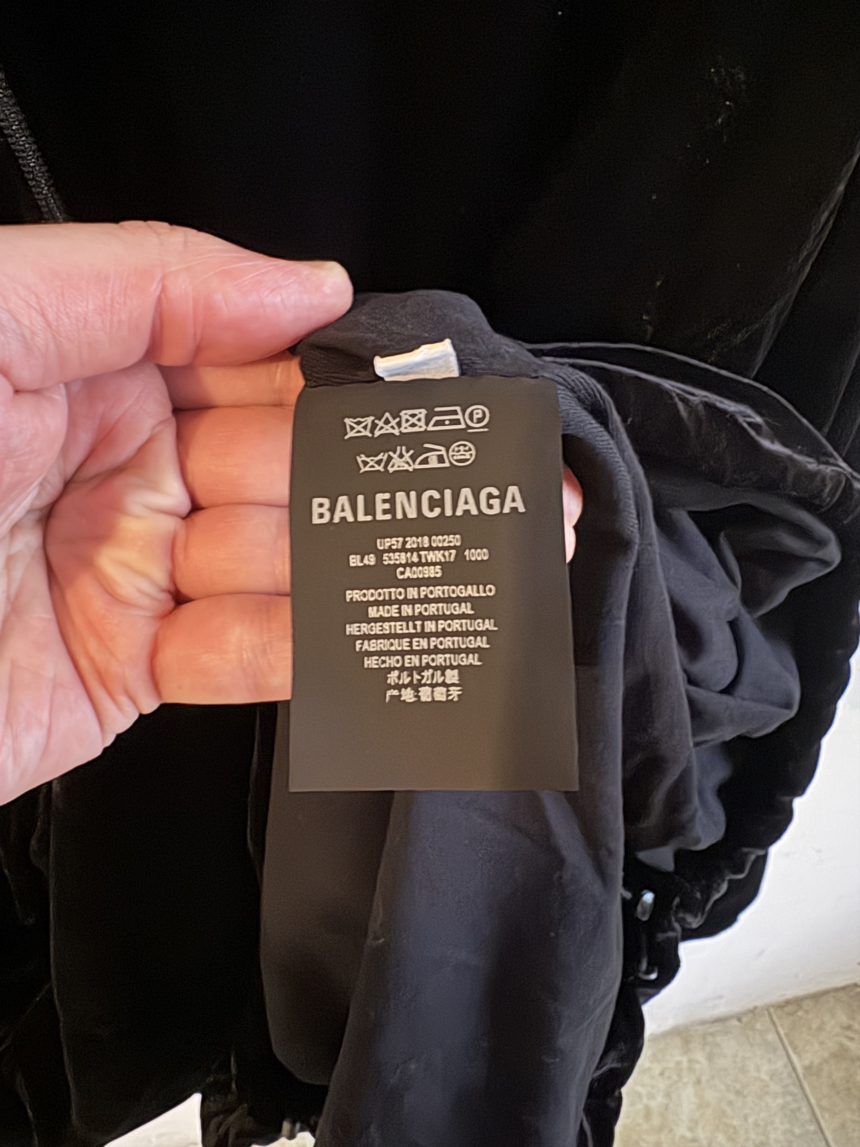 Balenciaga Balenciaga Velour Track Top Size US S / EU 44-46 / 1 - 12 Thumbnail