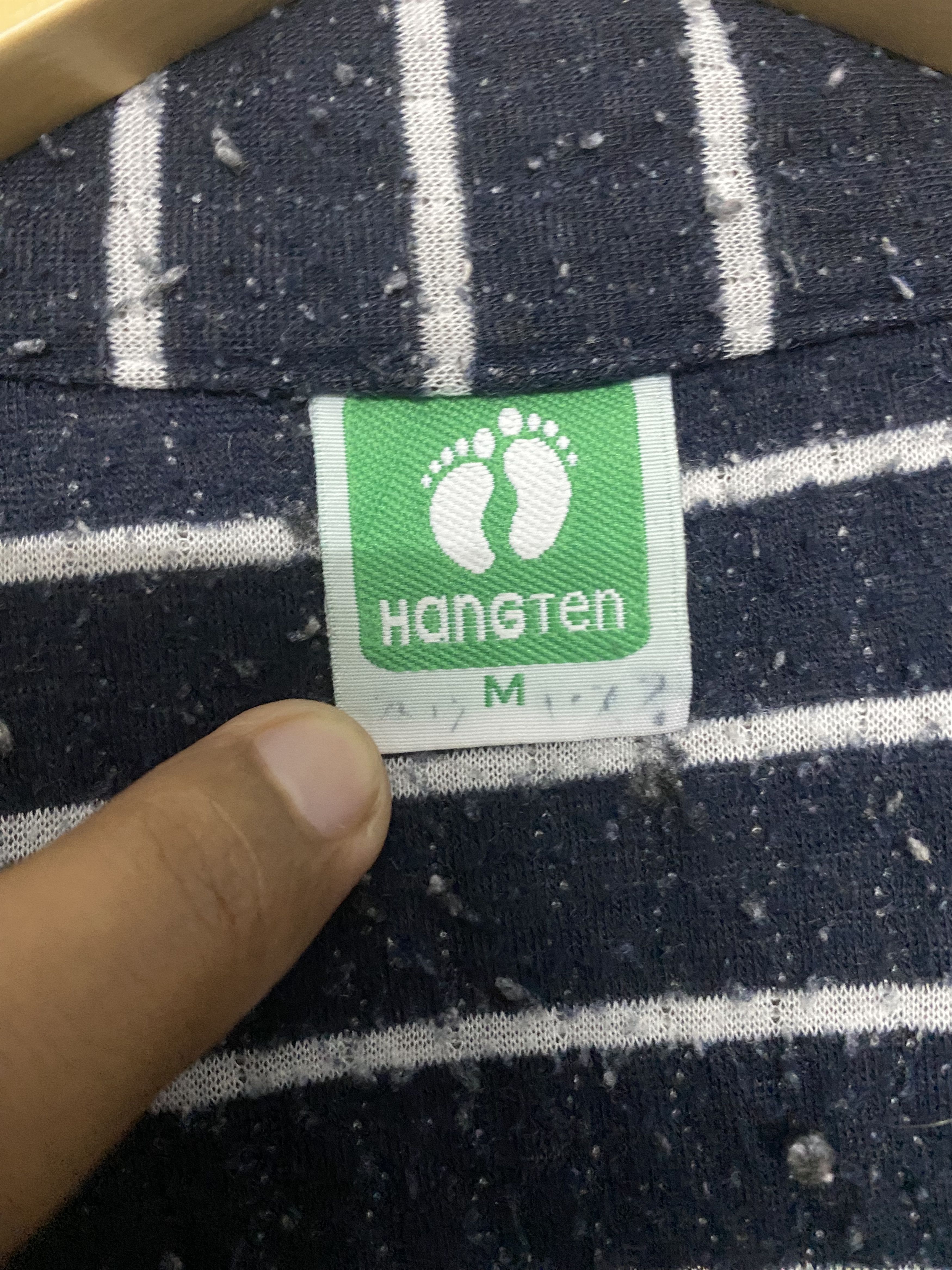 Hang Ten Vtg Hang Ten Stripe Line Button Ups Size US M / EU 48-50 / 2 - 4 Thumbnail