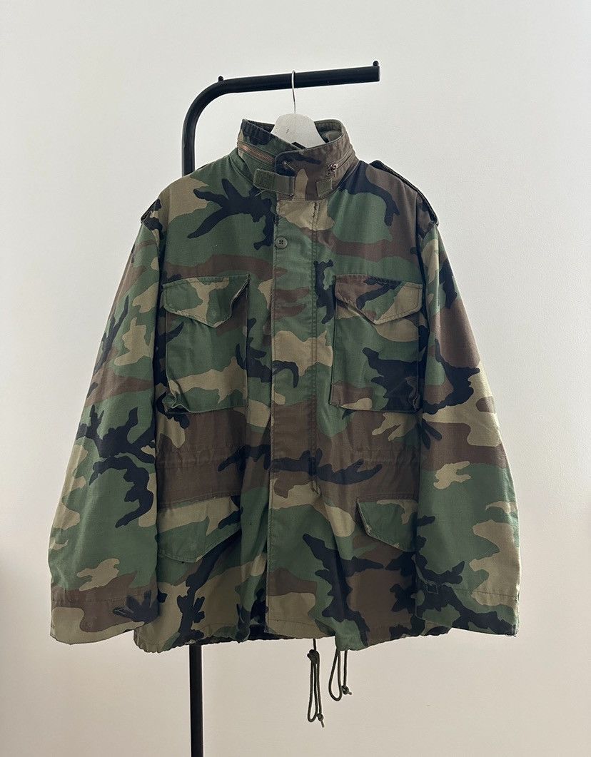 Alpha Industries 70s us army alpha industries m65 field jacket woodland camo Size US M / EU 48-50 / 2 - 1 Thumbnail
