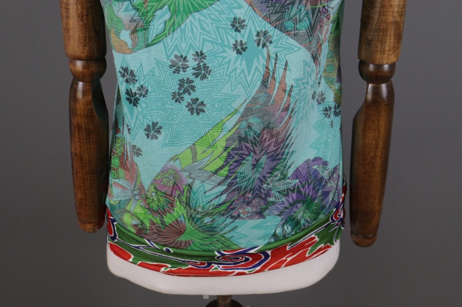 Custo Barcelona CUSTO BARCELONA Geometric Short Sleeve Top Shirt Size 1 / S Size M / US 6-8 / IT 42-44 - 11 Thumbnail