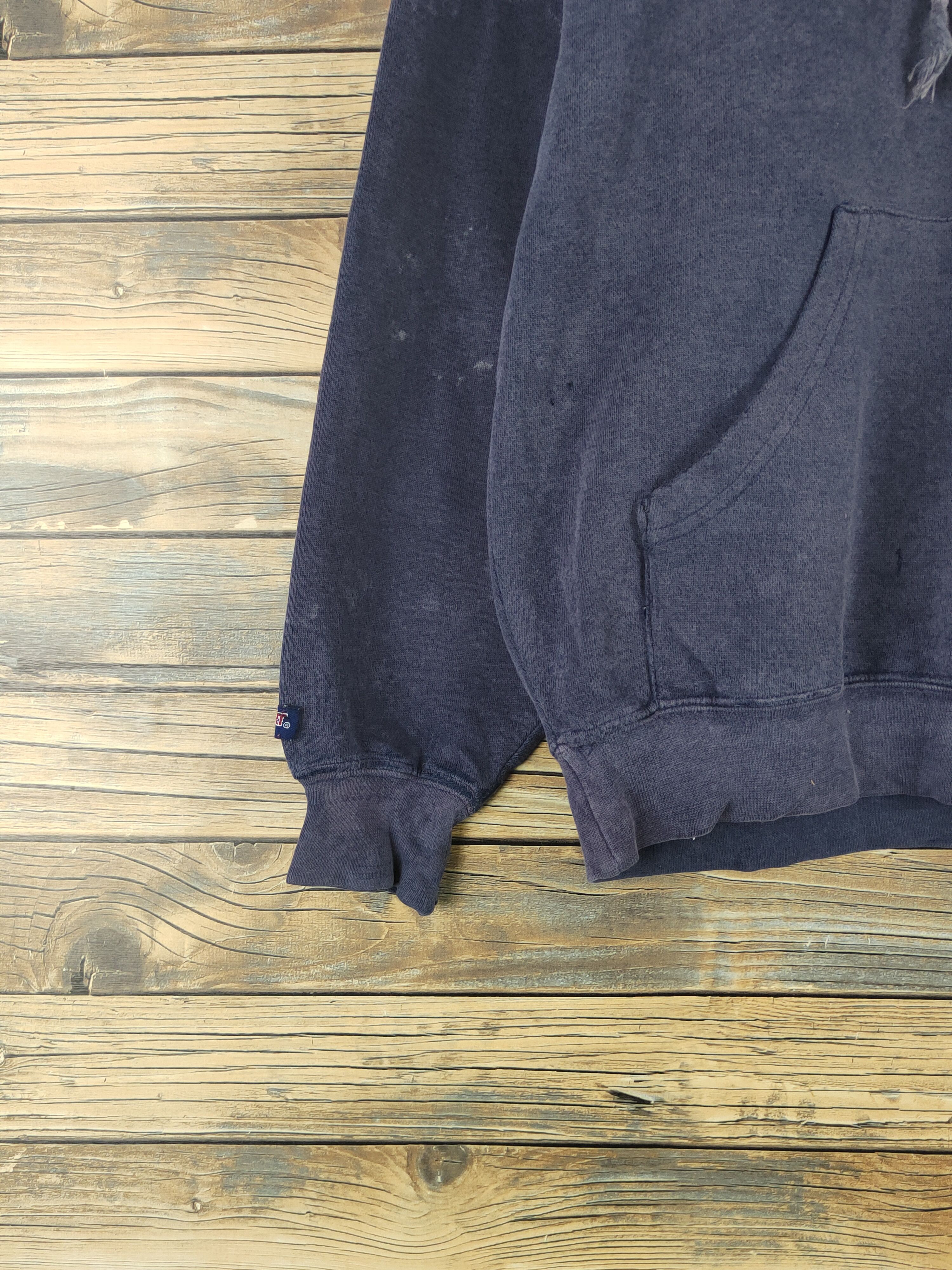 Jansport DL Jansport Navy Faded Hoodie Sweatshirts #1735 Size US S / EU 44-46 / 1 - 6 Thumbnail