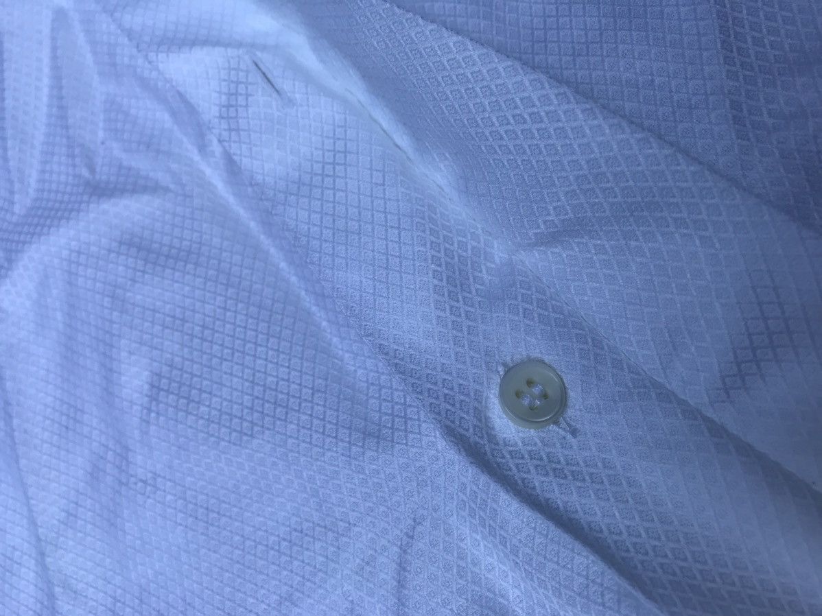 Pal Zileri PAL ZILERI WHITE TUXEDO BUTTON UP, MOTHER OF PEARL BUTTONS Size 42R - 8 Thumbnail