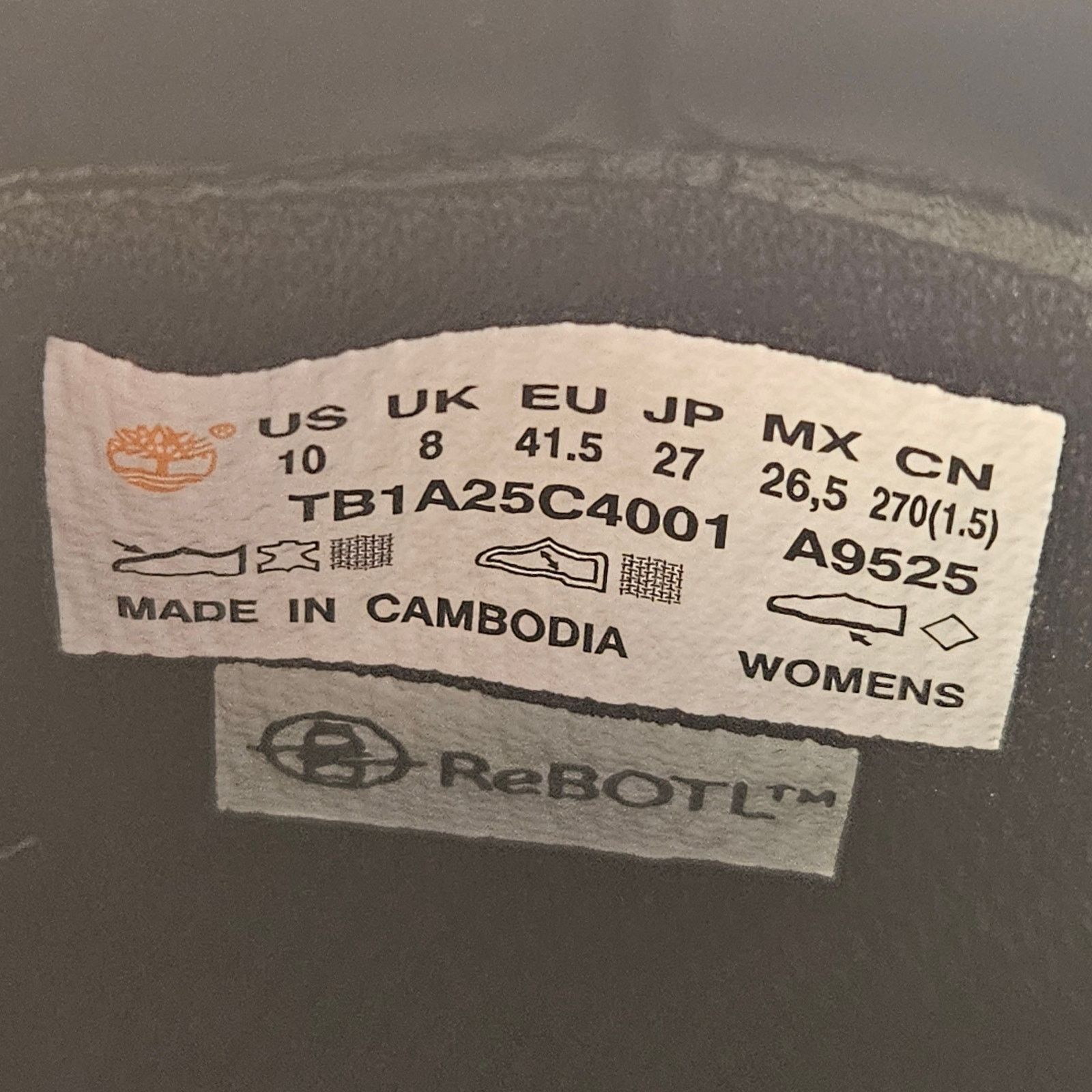 Timberland TIMBERLAND WOMEN'S 10 KINSLEY BLACK NUBUCK 6 INCH WATERPROOF Size US 10 / IT 40 - 7 Thumbnail