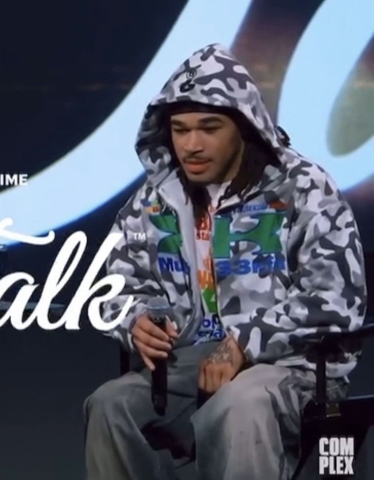 Complex COMPLEXCON x MURD333R.FM x GREEDY UNIT SNOW CAMO HOODIE Size US XL / EU 56 / 4 - 9 Thumbnail