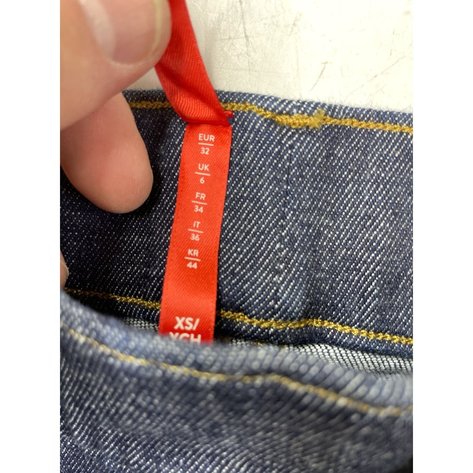 Spanx NWT Spanx Jeans Flared EveryWear Kick High Rise Raw Indigo Womens XS Blue Style 20699R Size 26" / US 2 / IT 38 - 6 Thumbnail