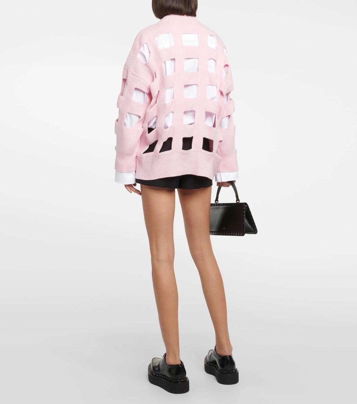 Valentino o1y0326 Crewneck Sweater in Pink Size L / US 10 / IT 46 - 5 Thumbnail