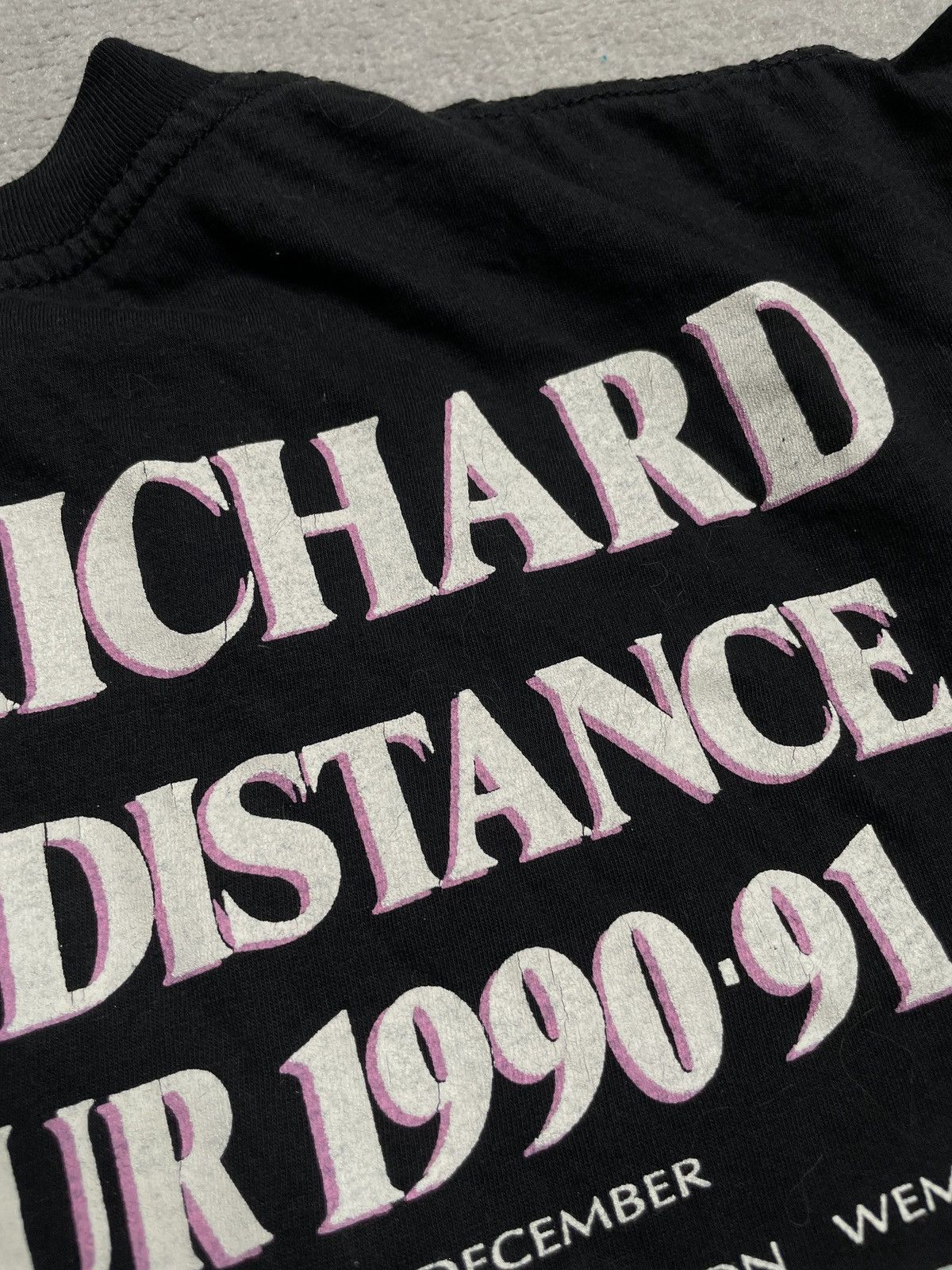 Band Tees Vintage Black T-Shirt Tee Cliff Richard 1990/91 Tour Size US M / EU 48-50 / 2 - 8 Thumbnail