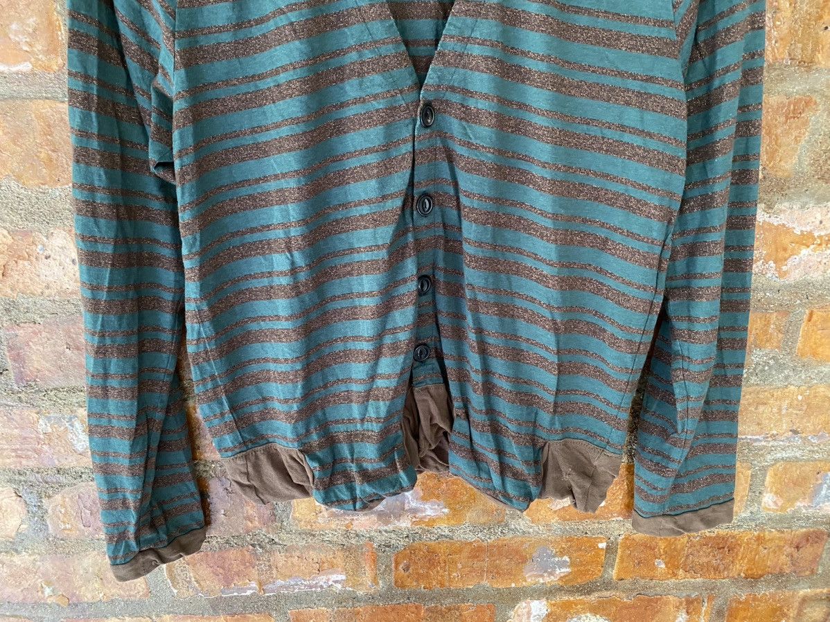 Japanese Brand × Kolor SS14 Kolor Japan stripe Cardigan Size S / US 4 / IT 40 - 4 Thumbnail