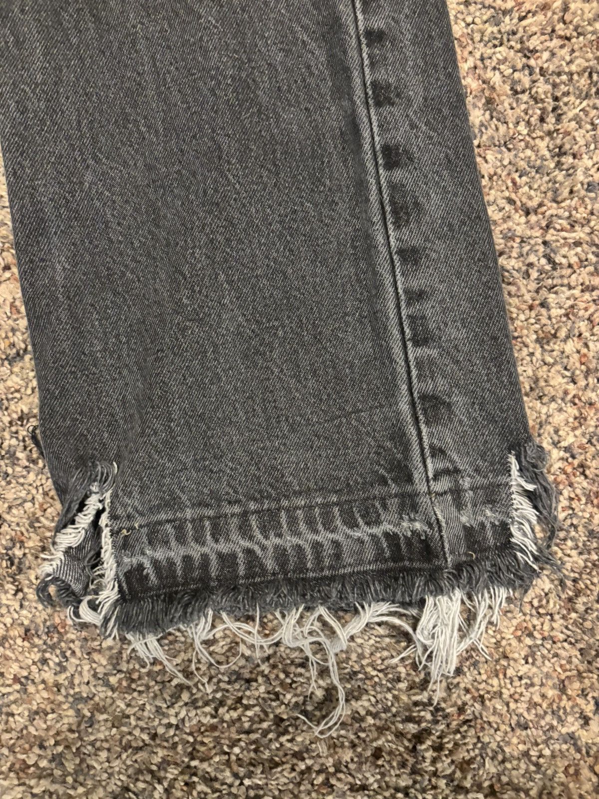 Vintage distressed demin baggy y2k pants Size US 30 / EU 46 - 8 Thumbnail