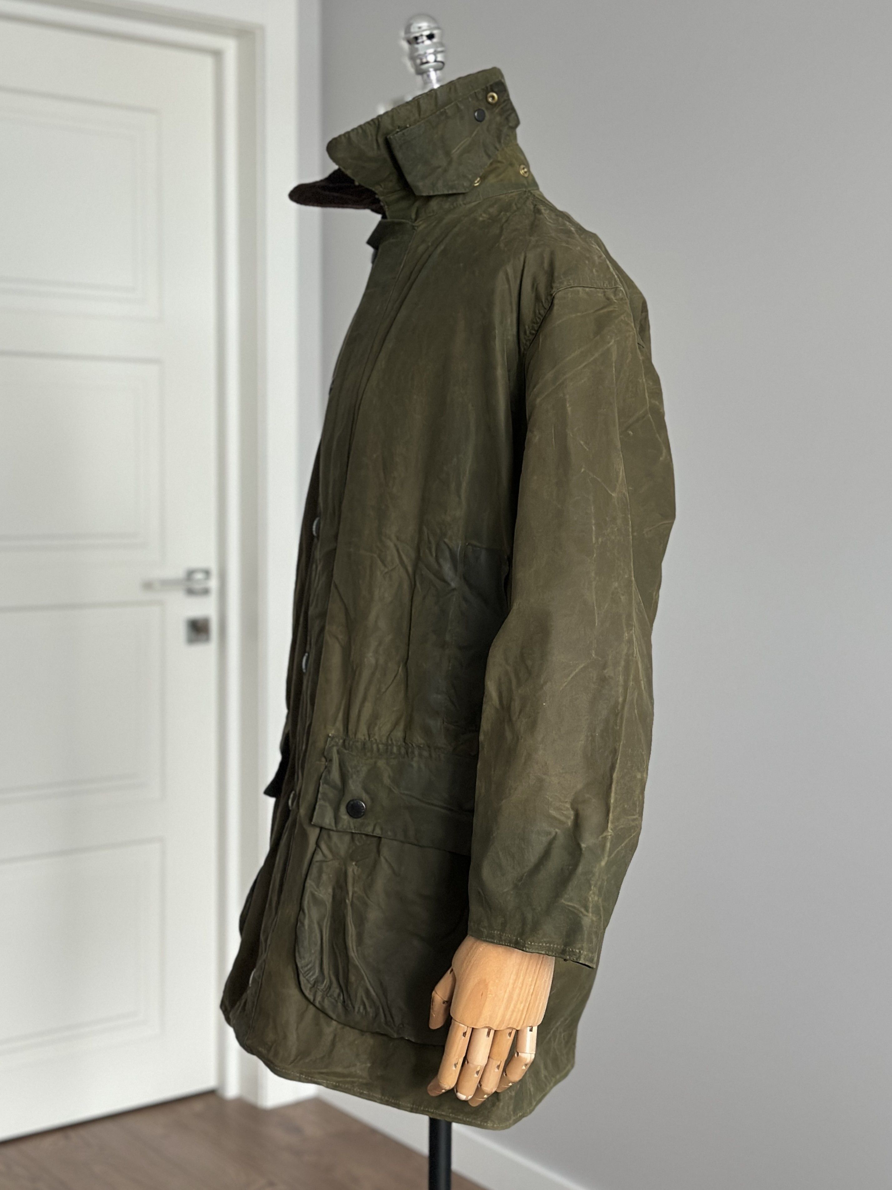 Barbour Vintage BARBOUR A200 Border Wax Jacket C40/102CM England Size US L / EU 52-54 / 3 - 6 Thumbnail