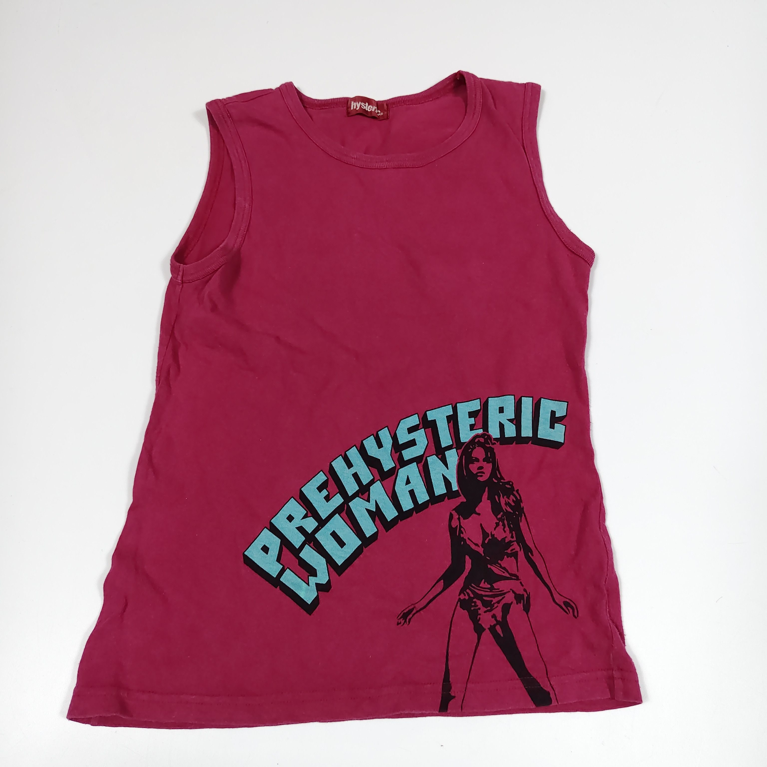 Hysteric Glamour SS2002 Hysteric Glamour PreHysteric Woman Tank Magenta #F Size US S / EU 44-46 / 1 - 1 Thumbnail