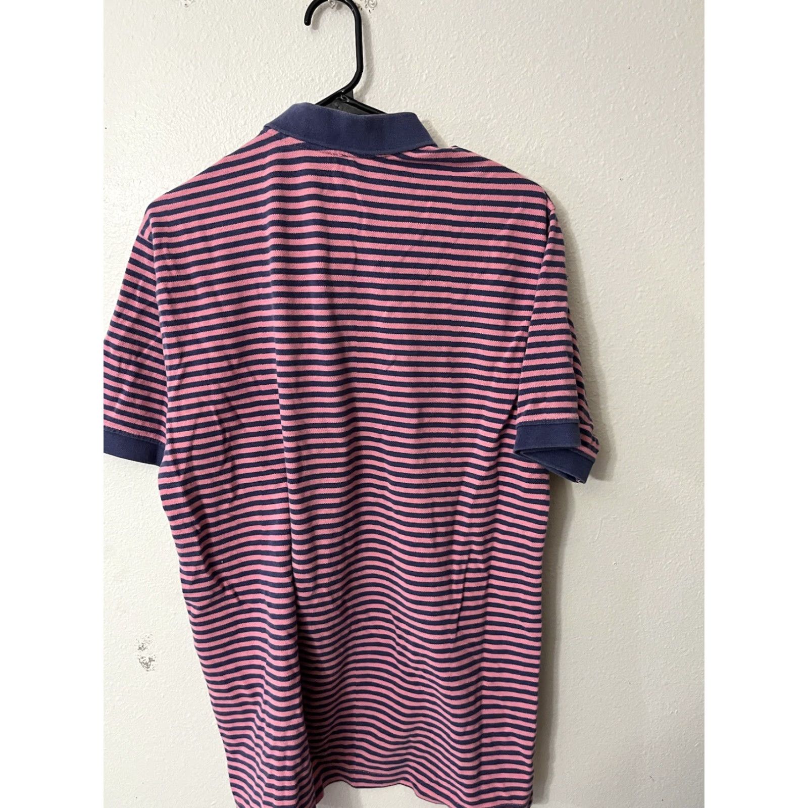 Izod IZOD Shirt Golf Polo Medium Pink Striped Wash Casual Mens Size US M / EU 48-50 / 2 - 2 Thumbnail