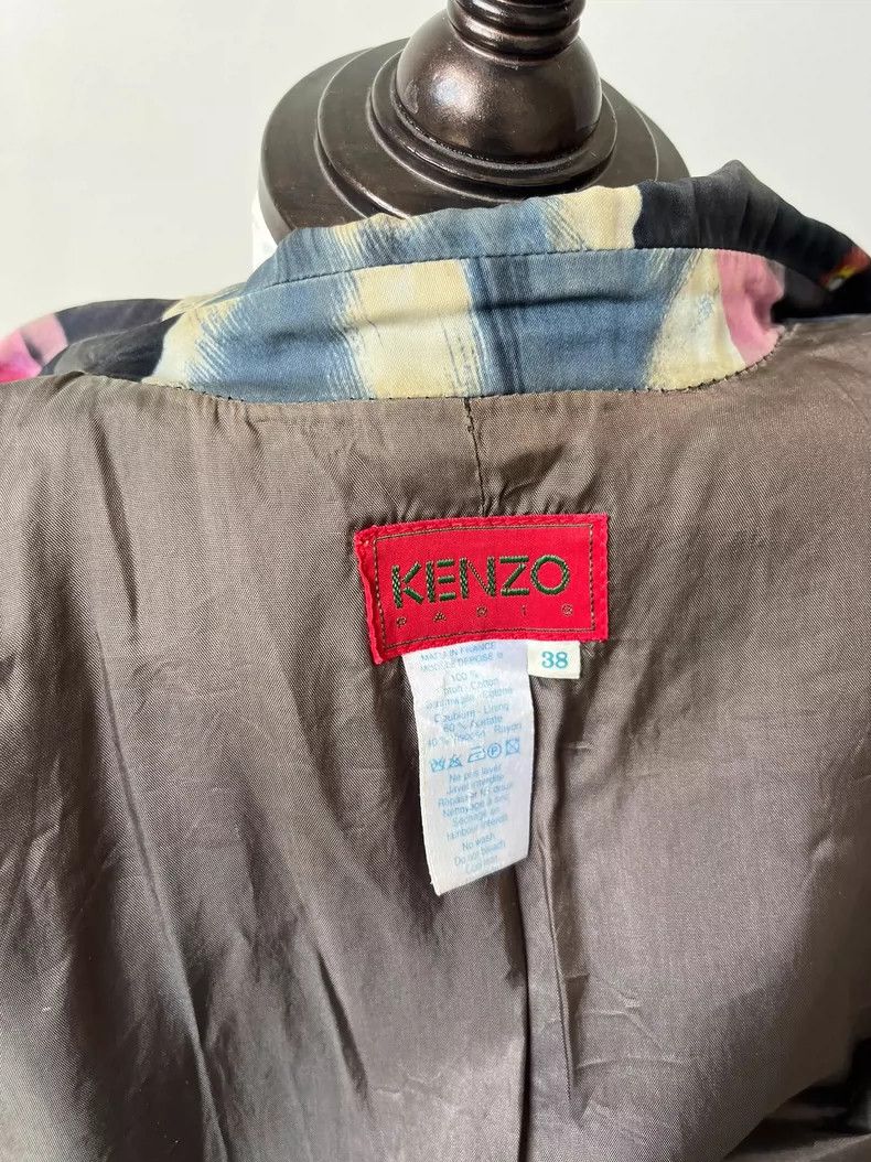 Kenzo Kenzo Abstract floral coat Size XS / US 0-2 / IT 36-38 - 4 Thumbnail