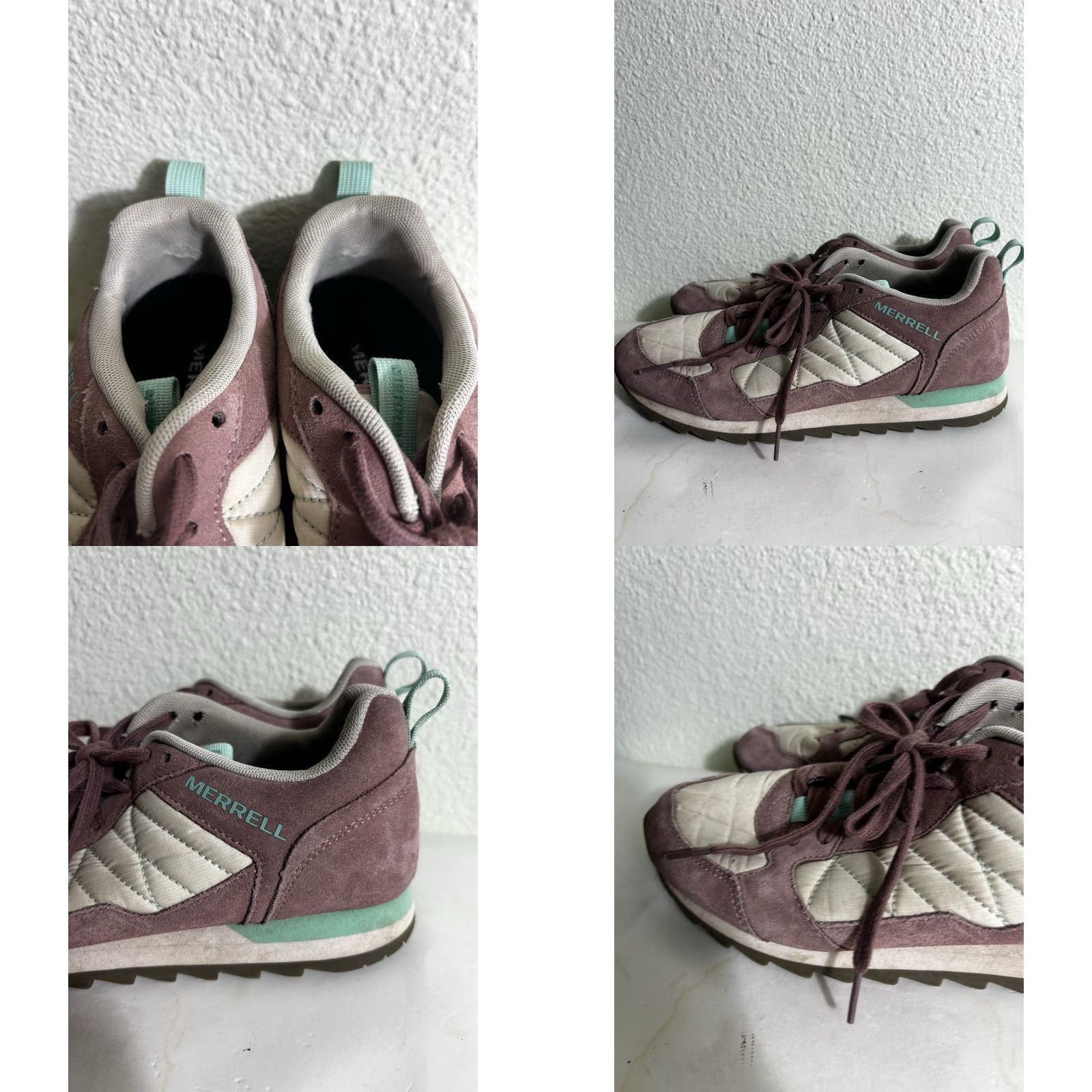 Merrell Merrell Burlwood Performance Sneaker Womens 9 Purple Low Top Lace Up Athletic Casual Outdoor Hiking Running Walking Logo Size US 9 / IT 39 - 8 Thumbnail