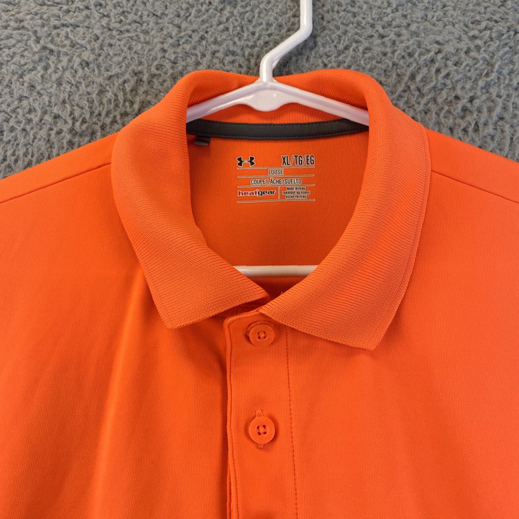 Under Armour VINTAGE? None. It's Under Armour Polo Shirt Men XL Orange Short Sleeve Golf Stretch—Under Armour Polo Shirt Men XL Orange Short Sleeve Golf Shirt Size US XL / EU 56 / 4 - 4 Thumbnail