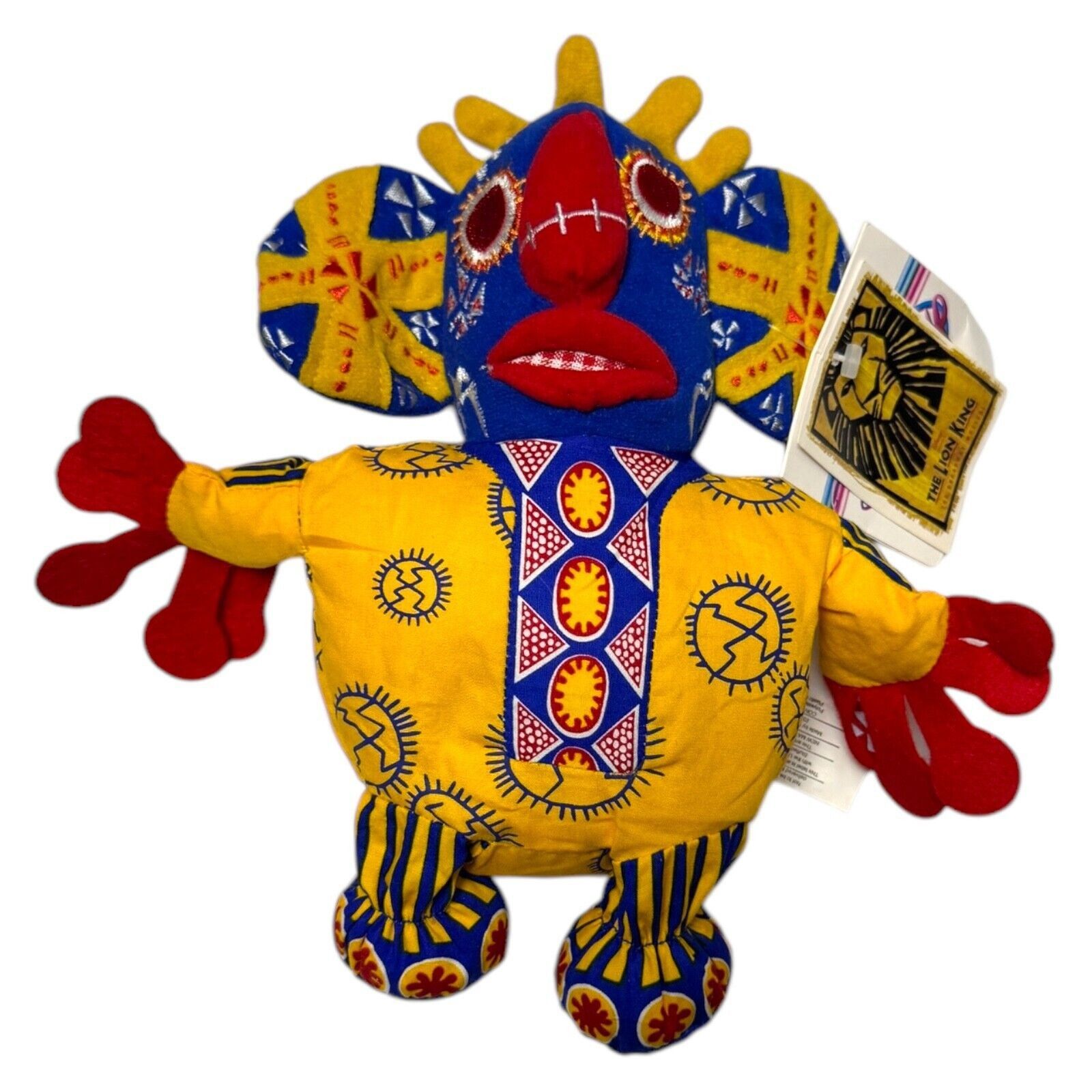 Disney NWT 90s Disney Store LION KING #4 TRICKSTER STAGESHW Beanie Size ONE SIZE - 1 Thumbnail