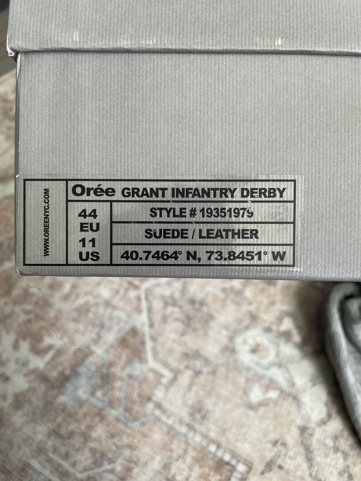 Oree New York Oree Grant Infantry Lace Up Derby | Grailed