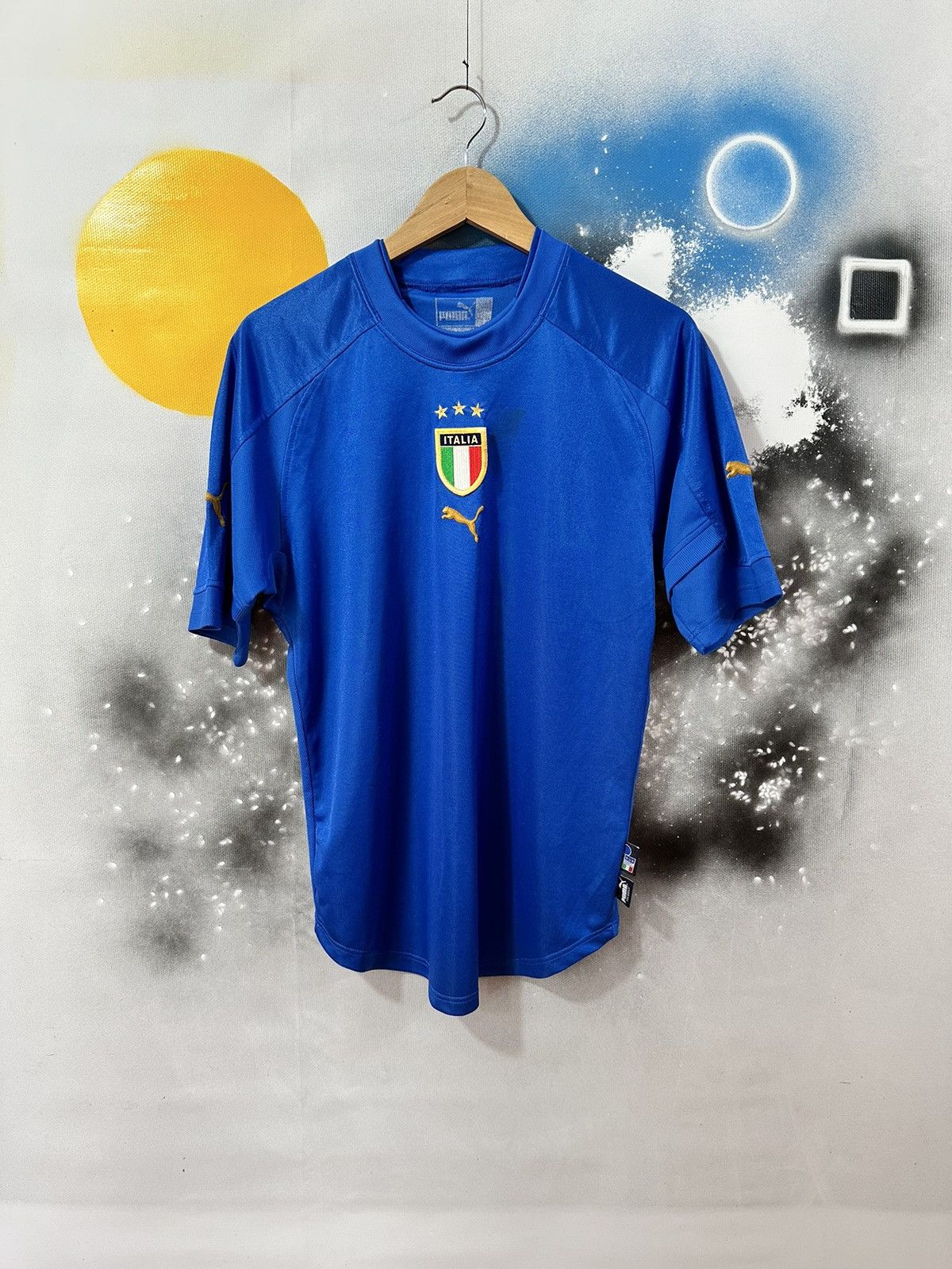 Puma 🩸RARE🩸 Italy Vintage Jersey Puma 2004/2006 Size US M / EU 48-50 / 2 - 2 Thumbnail