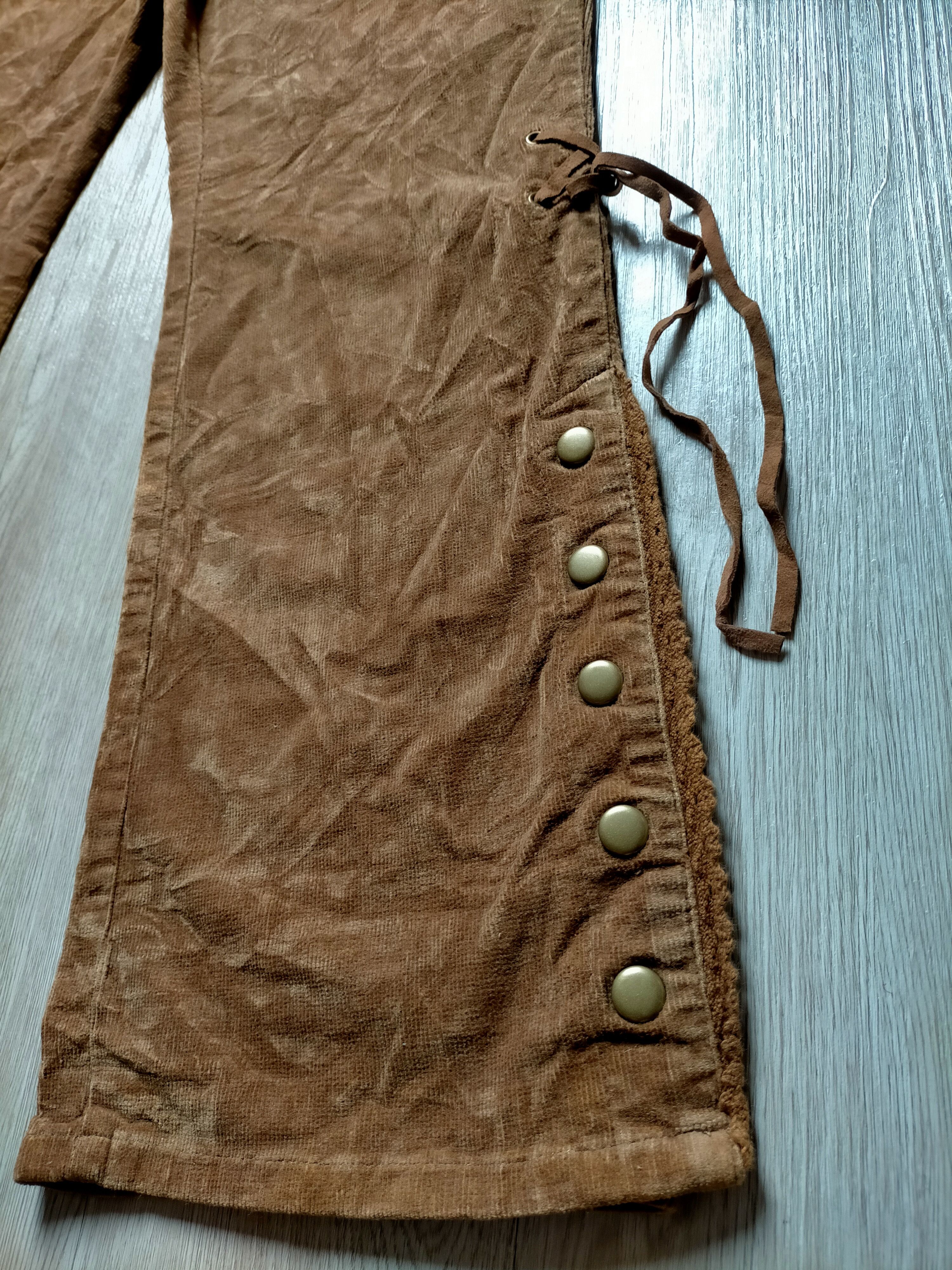 Hysteric Glamour Livre Claire Flare Coudroy Punk style Pants Size US 35 - 15 Thumbnail