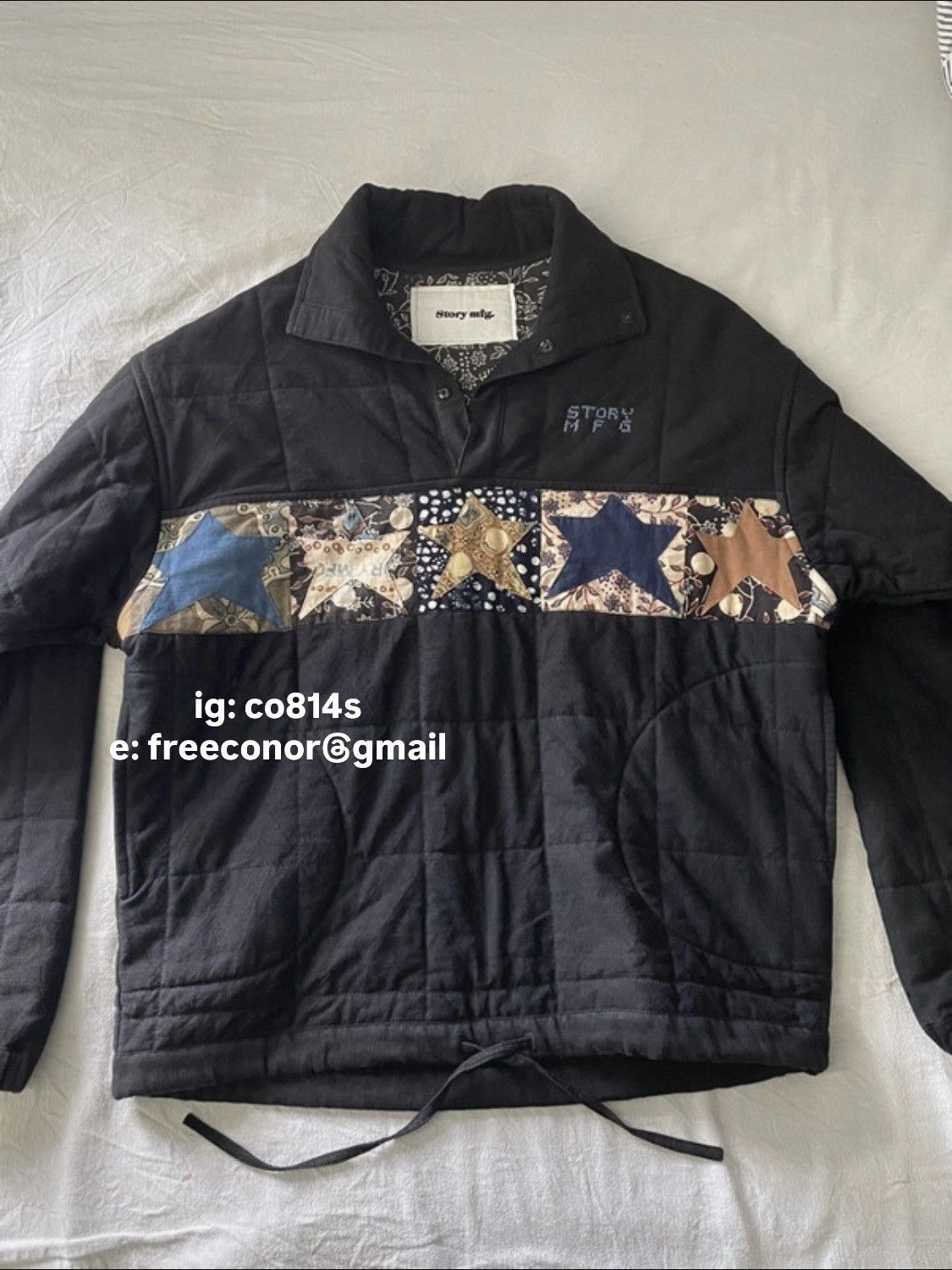 Story Mfg. Story MFG Polite Pullover Star Scraps Size US XS / EU 42 / 0 - 4 Thumbnail
